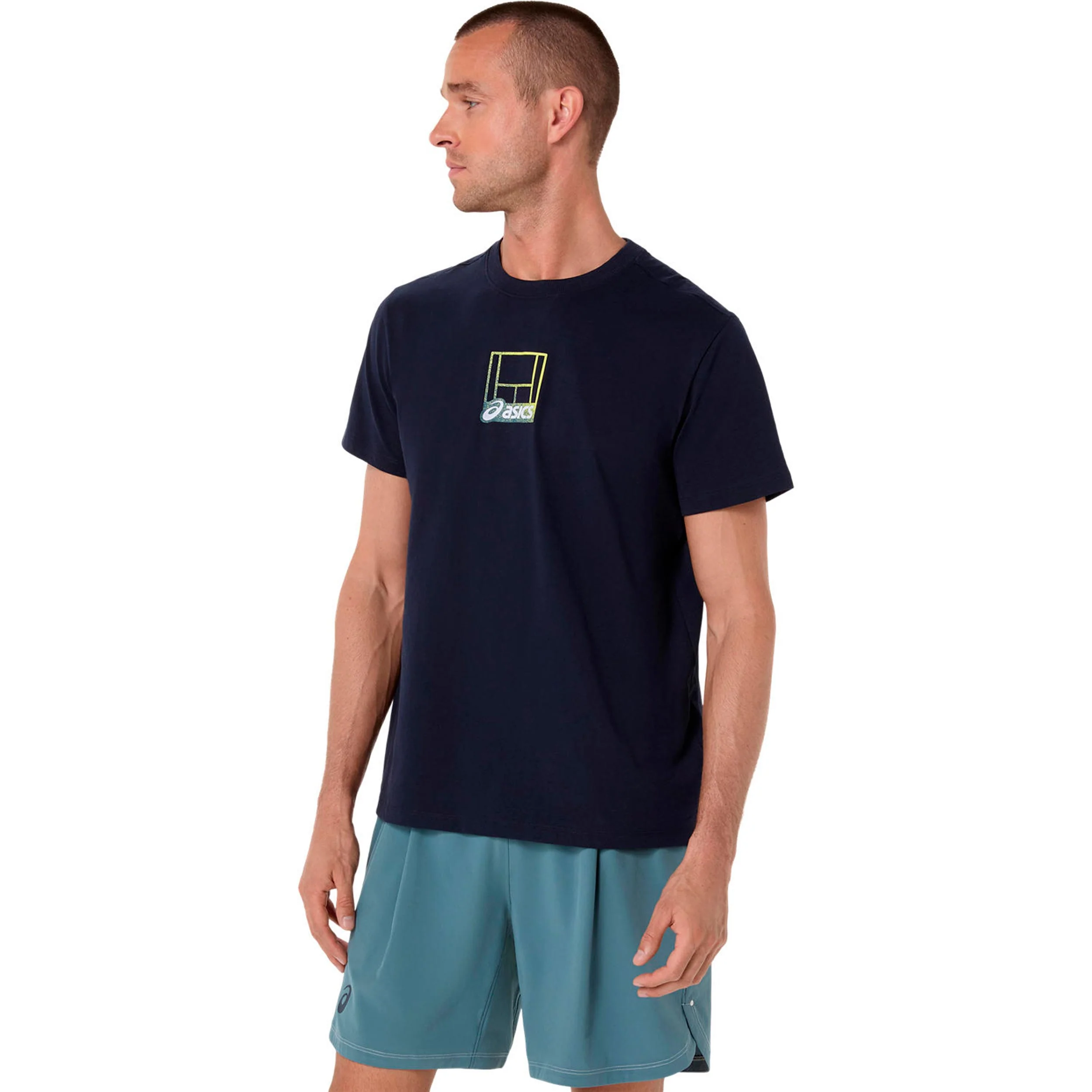 Court Core Graphic T-Shirt Herren-dunkelblau - Image 4
