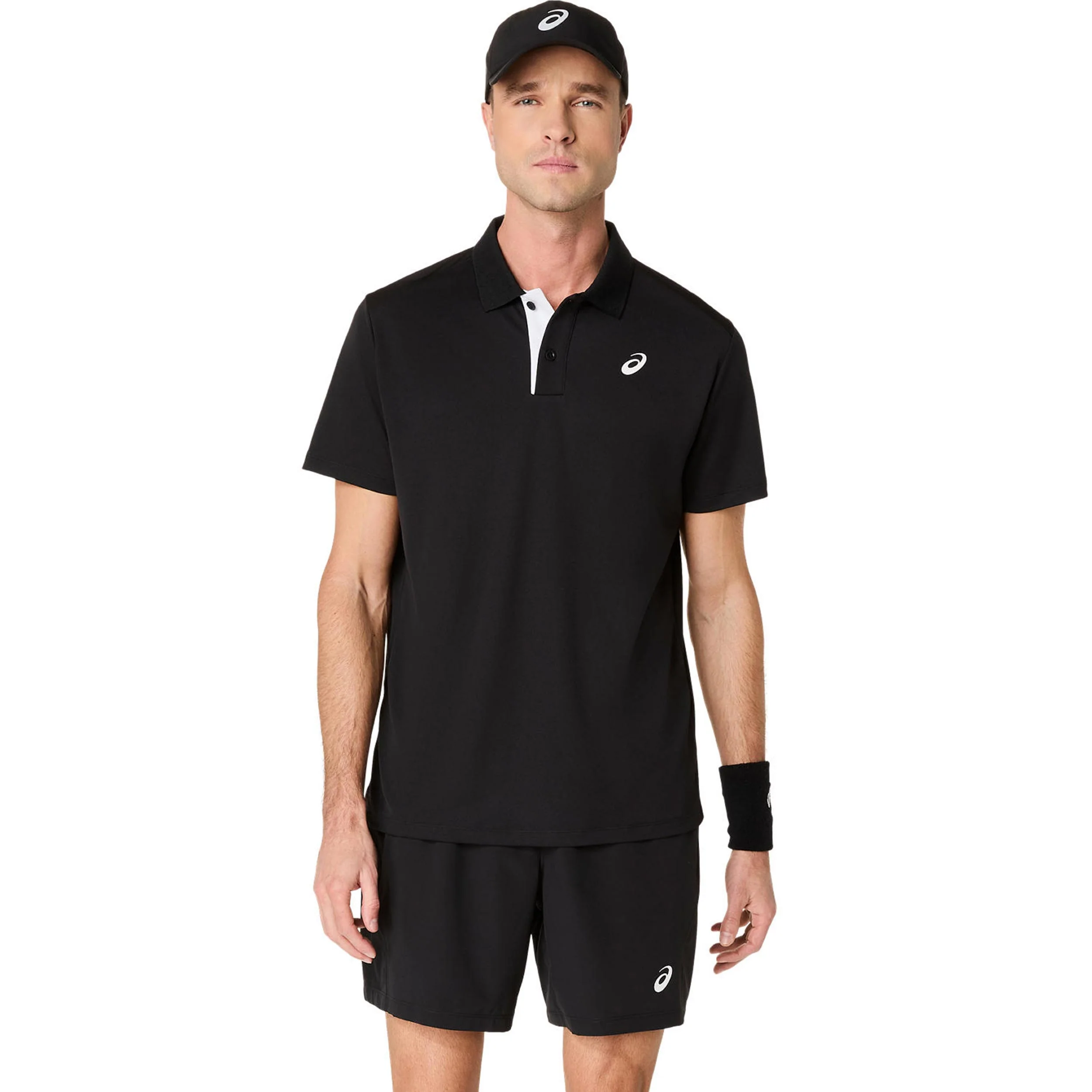 Court Polo Herren-schwarz