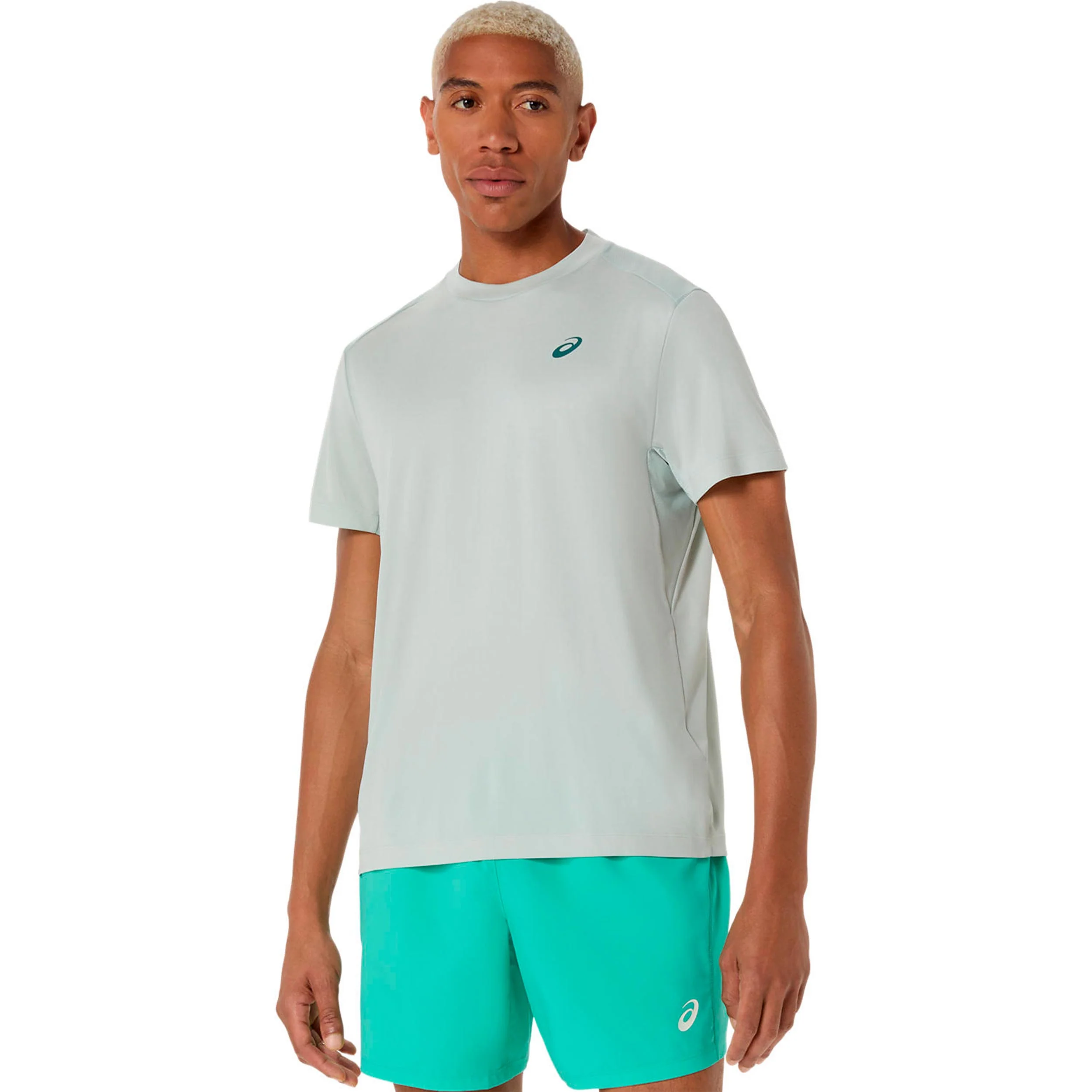 Court T-Shirt Herren-grau - Image 2