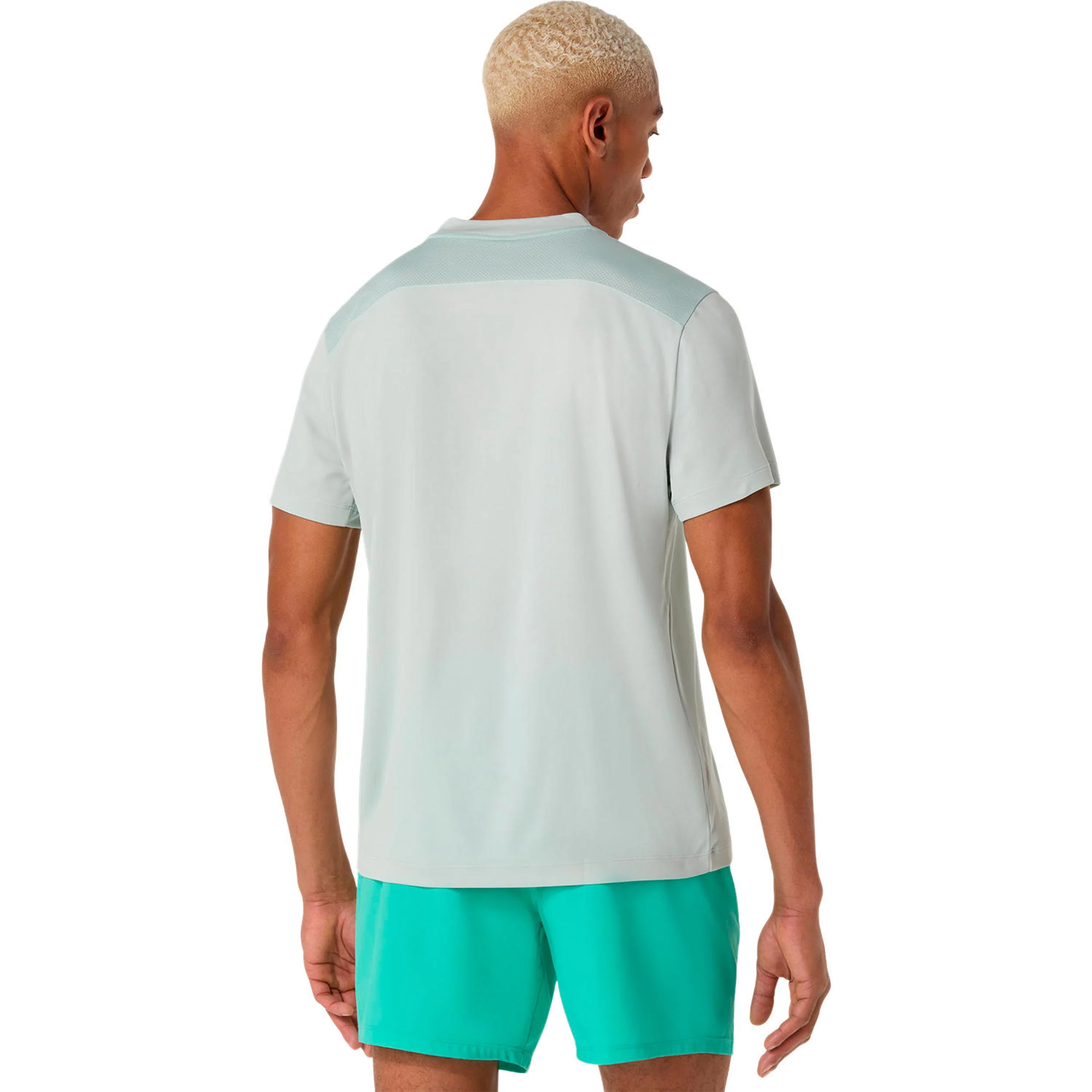 Court T-Shirt Herren-grau - Image 3