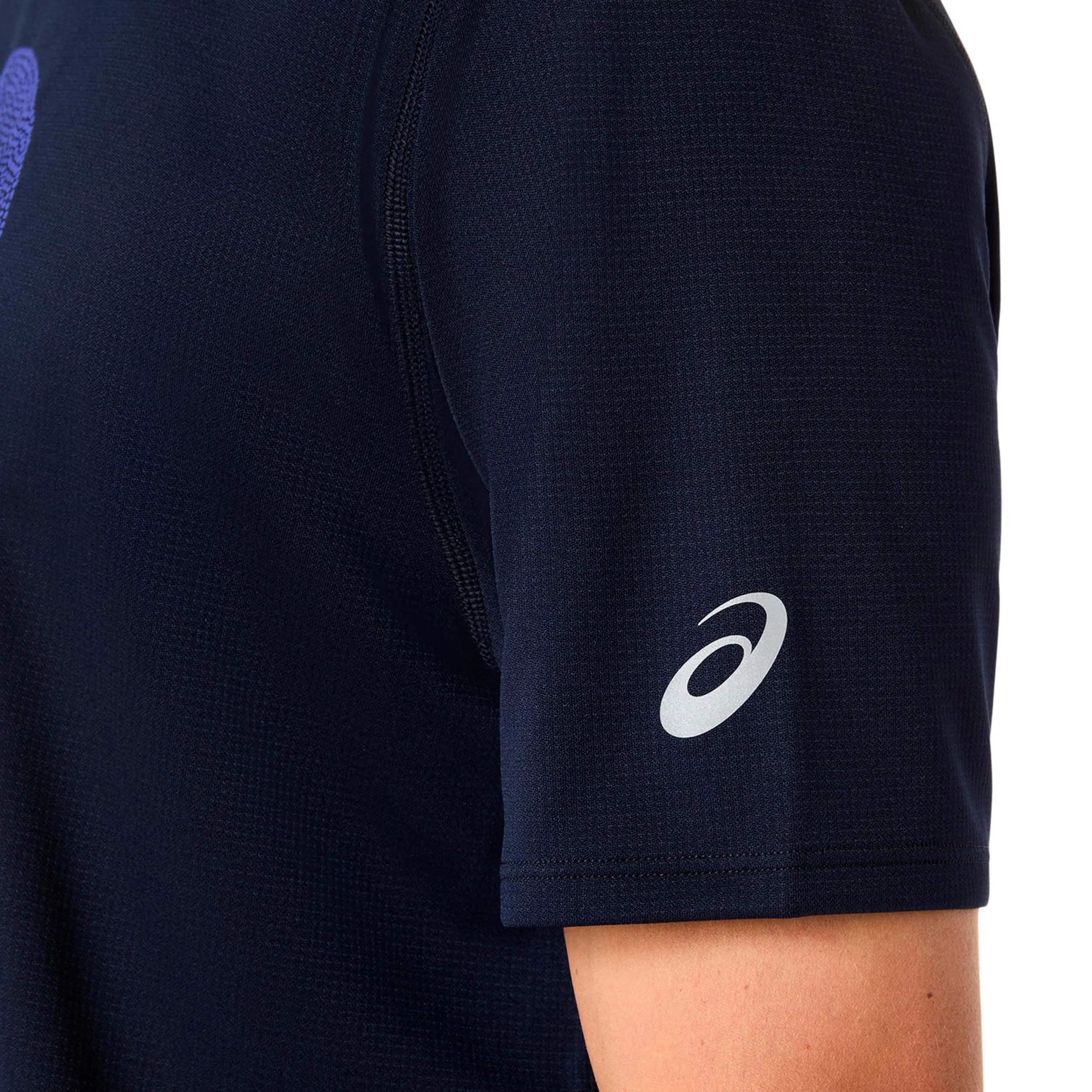 Fujitrail Logo Laufshirt Herren-dunkelblau, blau - Image 5