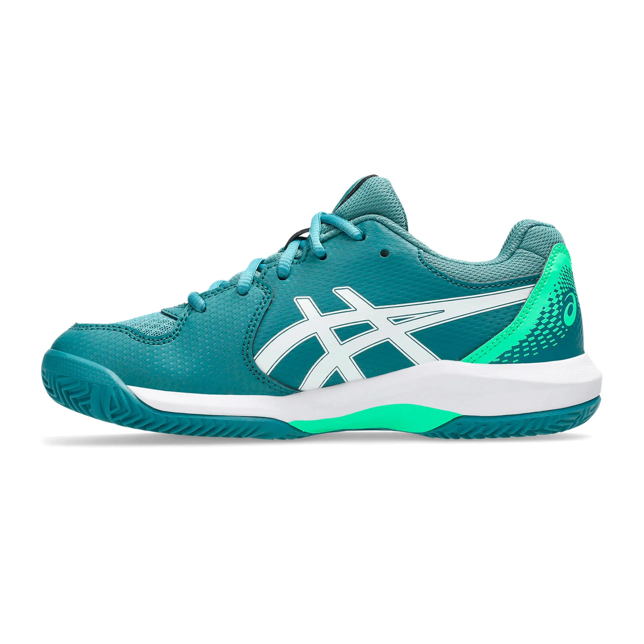 GEL-DEDICATE 8 PADEL GS Padelschuh Kinder-petrol, weiß - Image 2