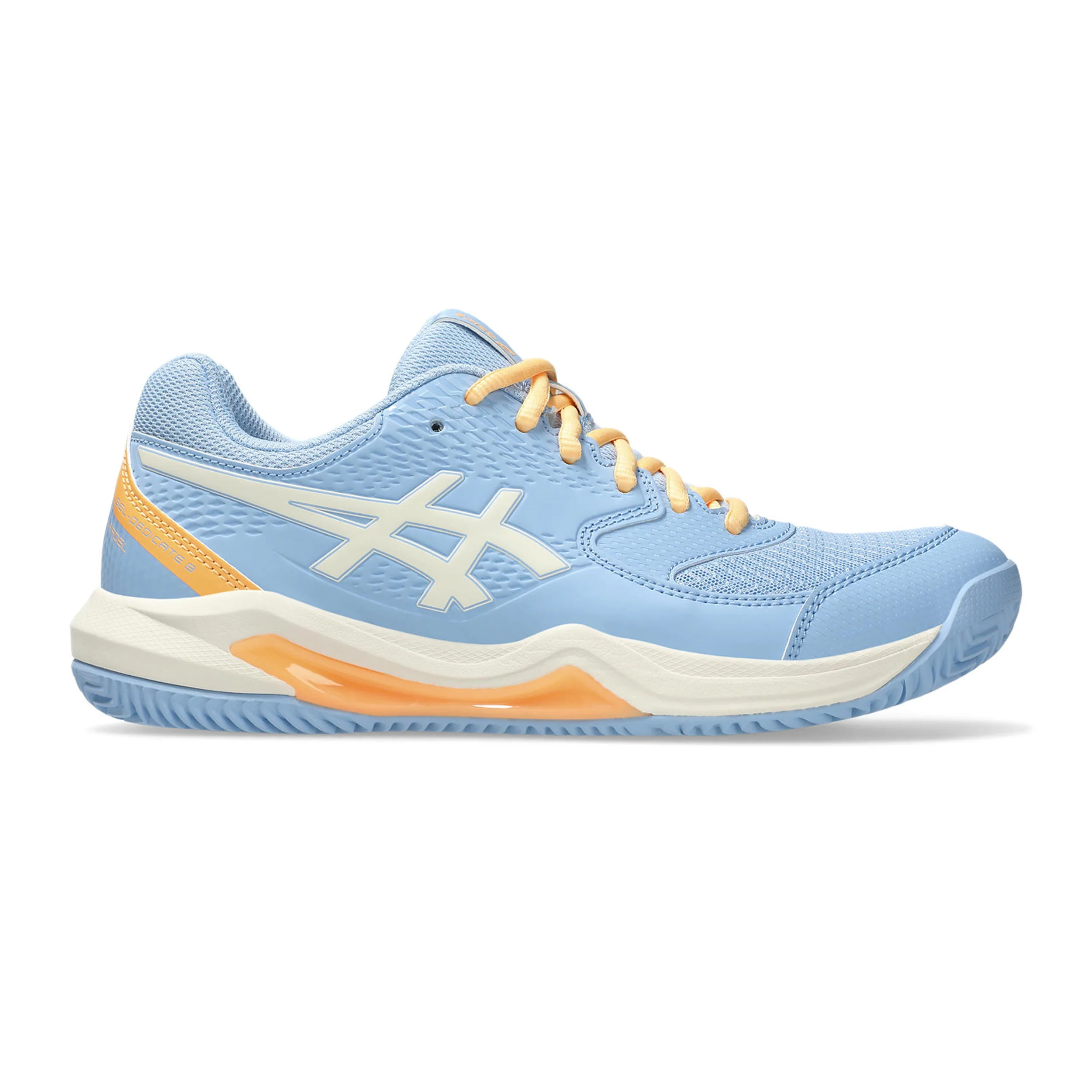 Gel-Dedicate 8 Padelschuh Damen-Blaugrau,Creme