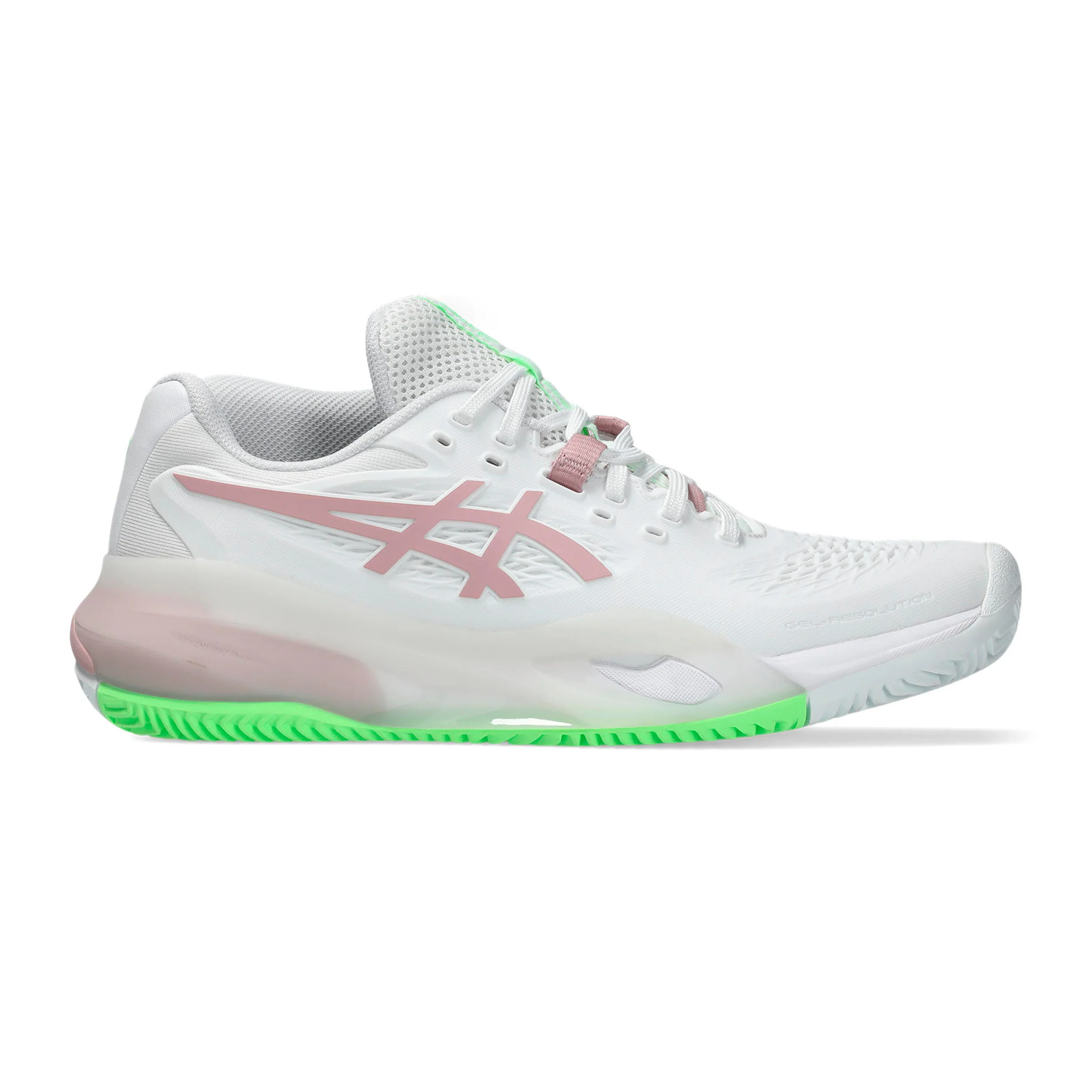 Gel-Resolution X Sandplatzschuh Damen - weiß, rosa