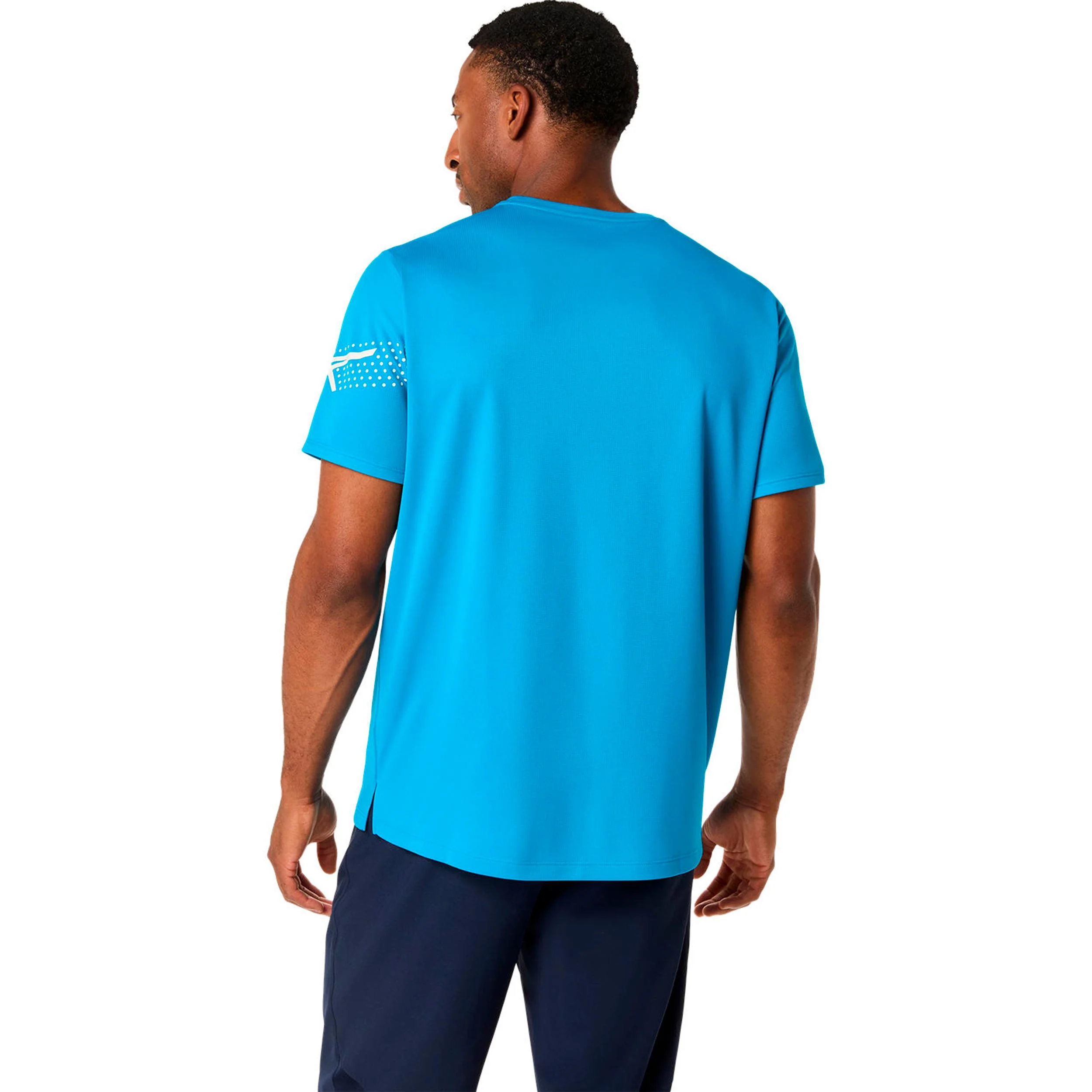 Icon Laufshirt Herren-blau, beige - Image 2