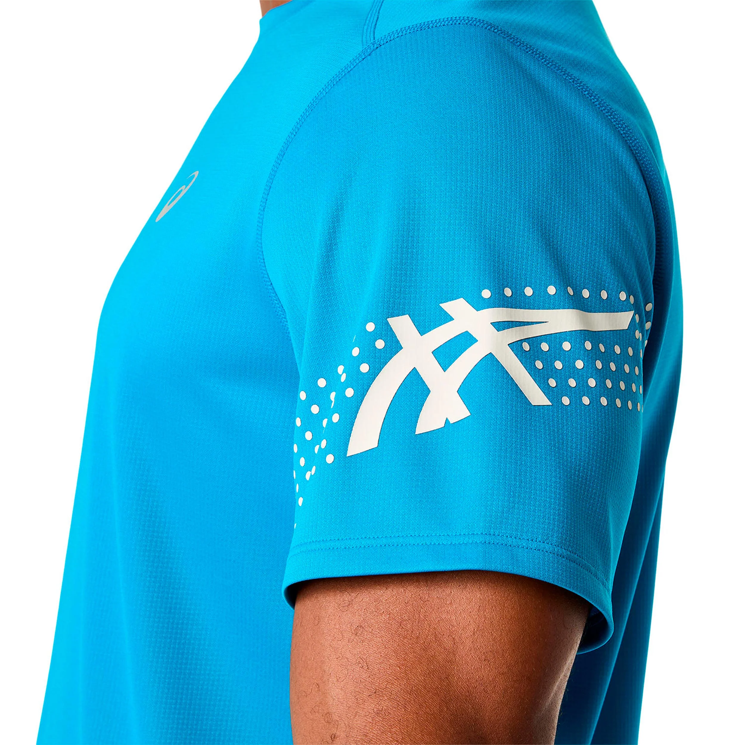 Icon Laufshirt Herren-blau, beige - Image 6