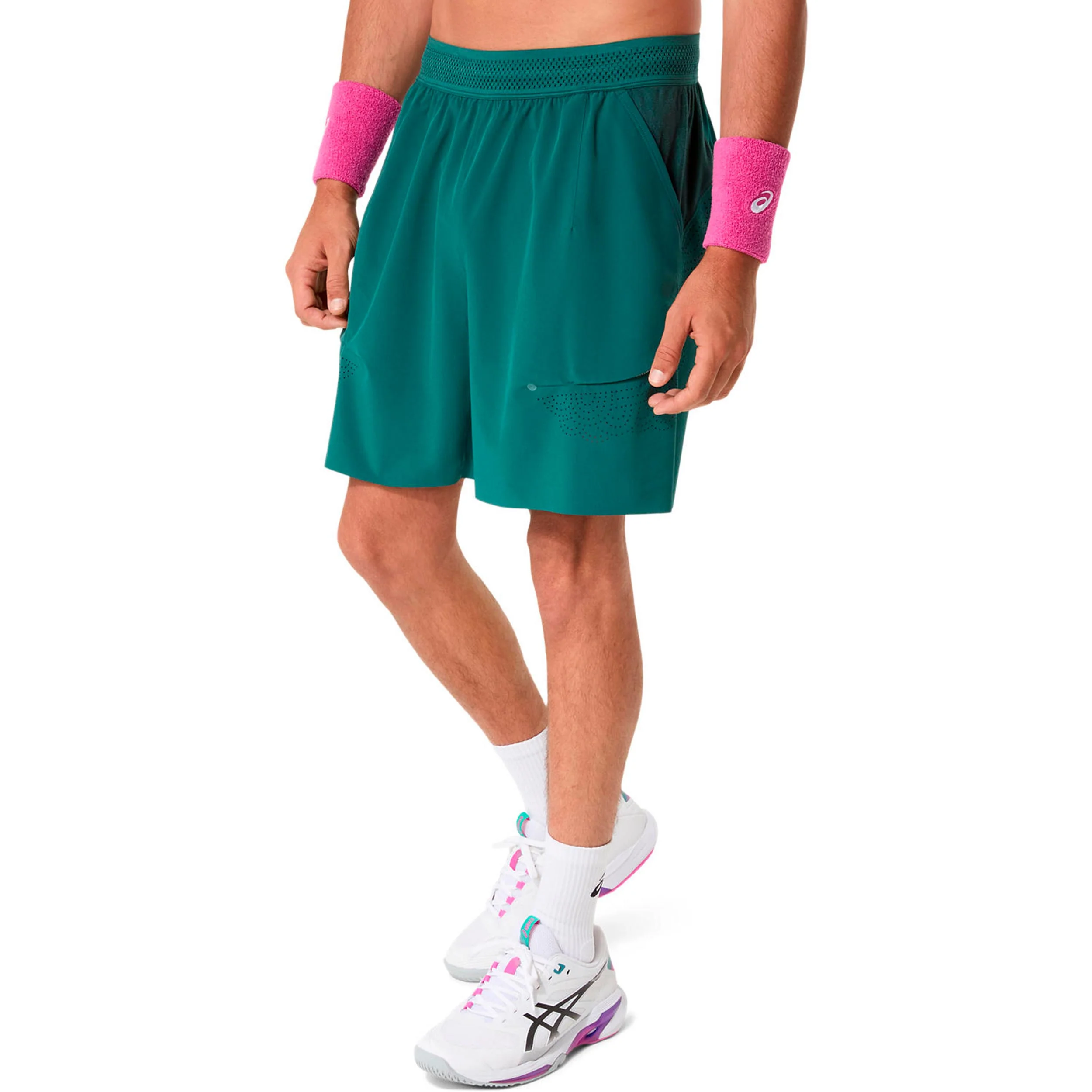 Match Laser Cut 7In Shorts Herren-petrol - Image 3