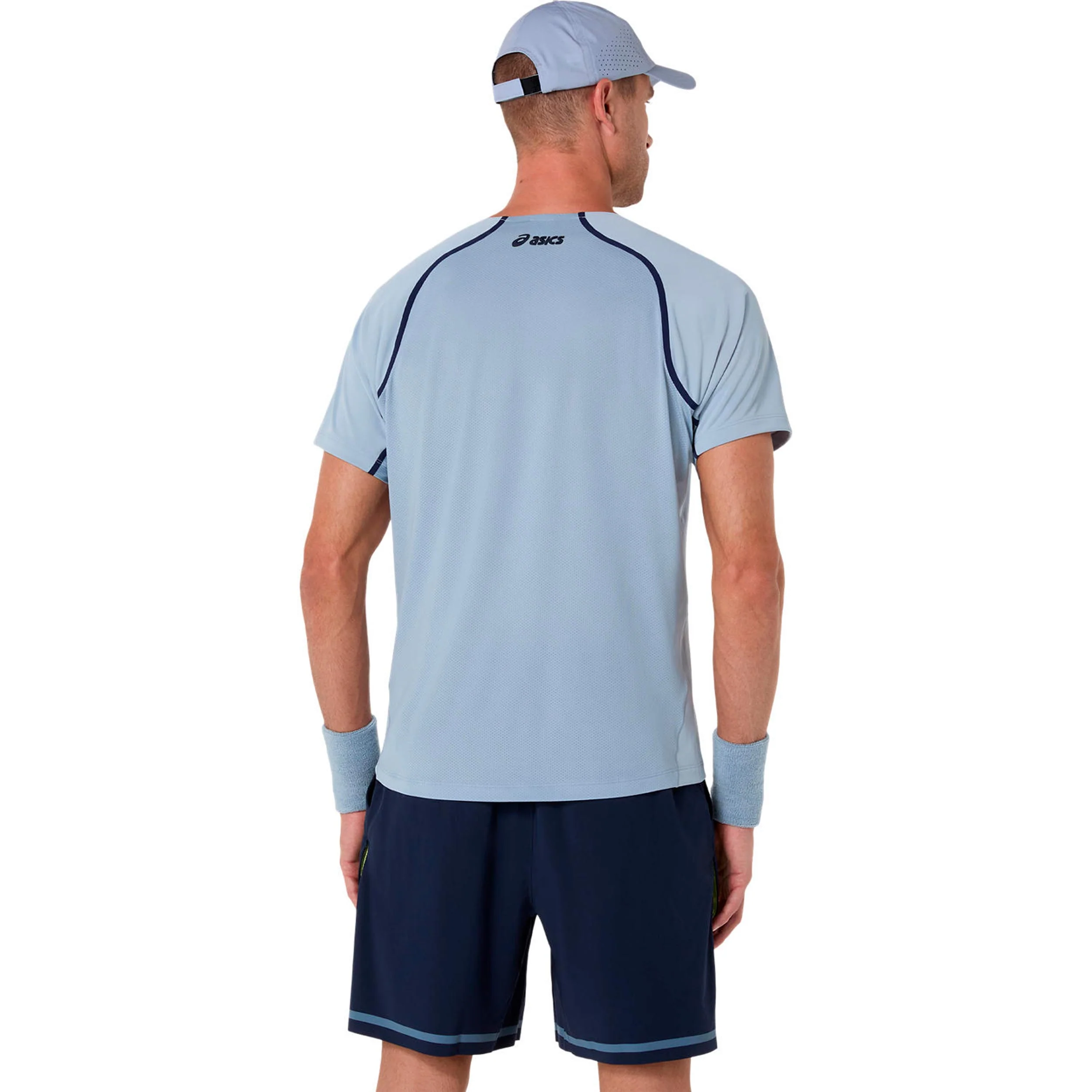 Match T-Shirt Herren-blaugrau - Image 3