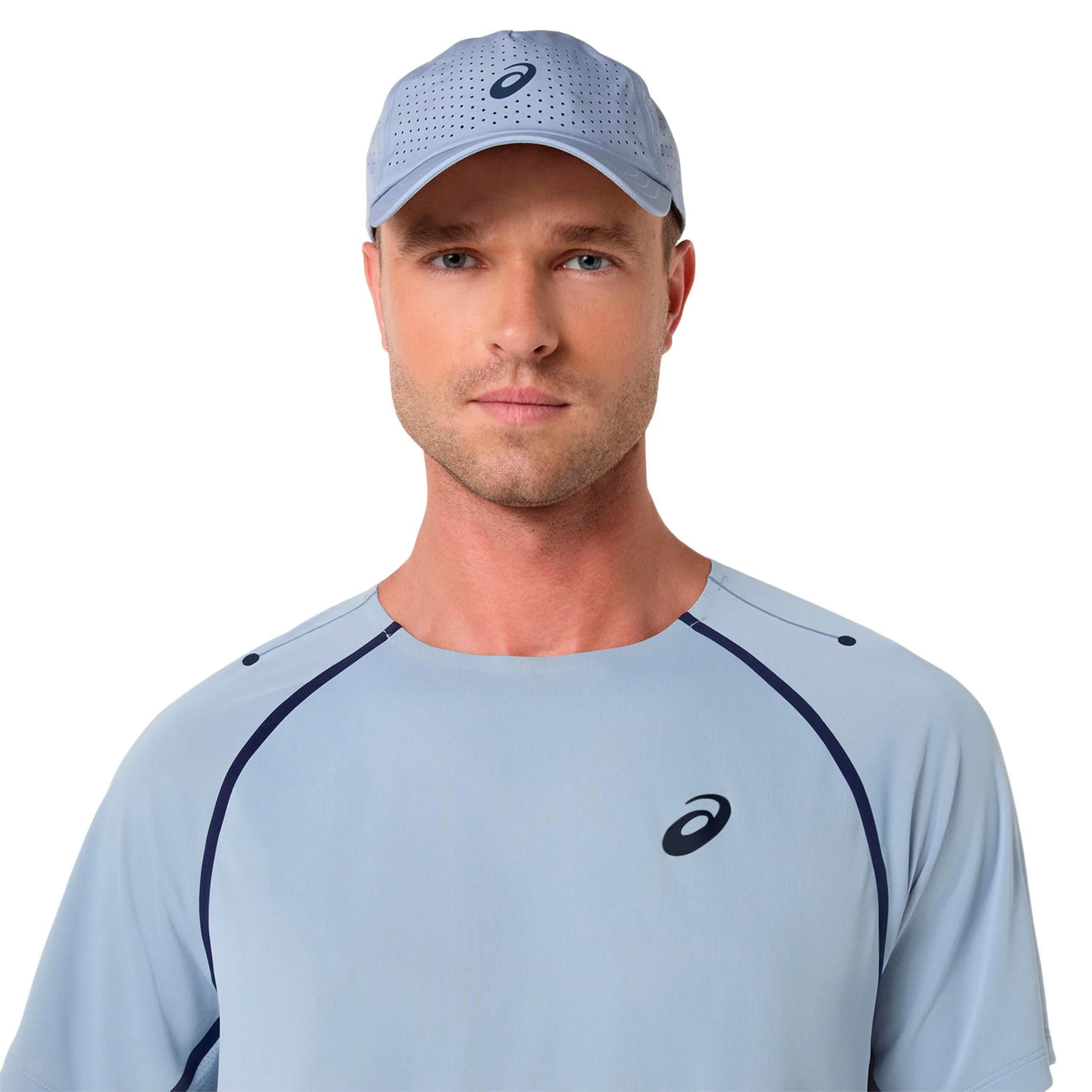 Match T-Shirt Herren-blaugrau - Image 4