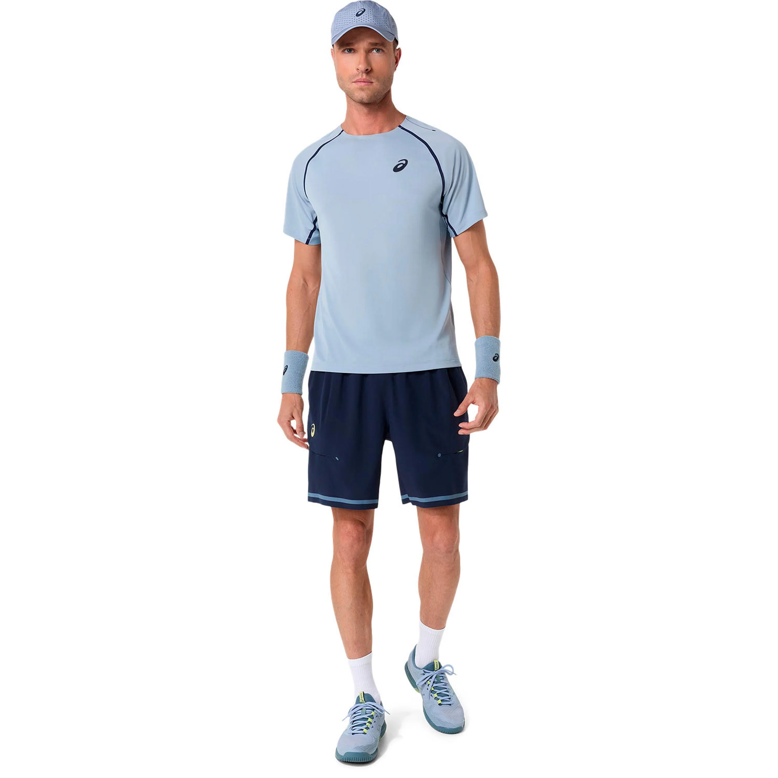 Match T-Shirt Herren-blaugrau - Image 6