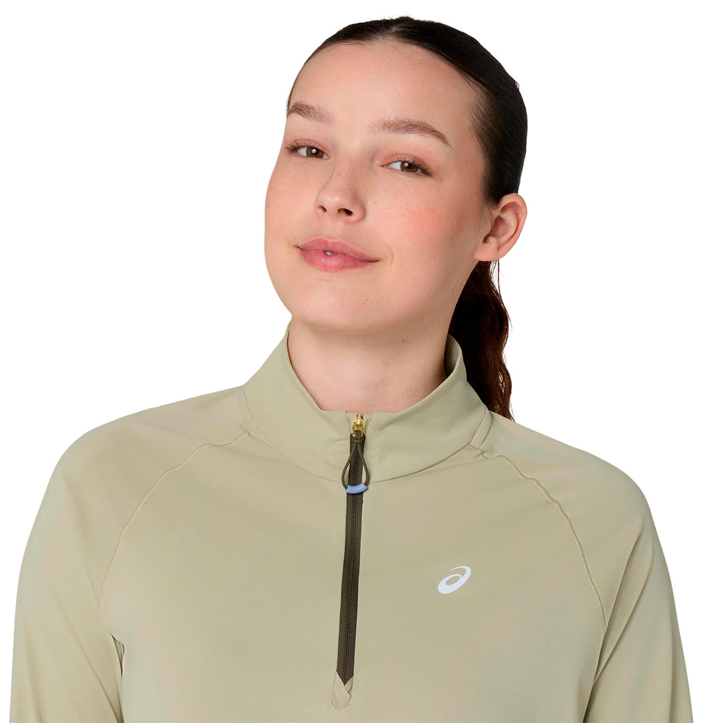 Nagino Run Adjustable Laufshirt Damen-beige - Image 4