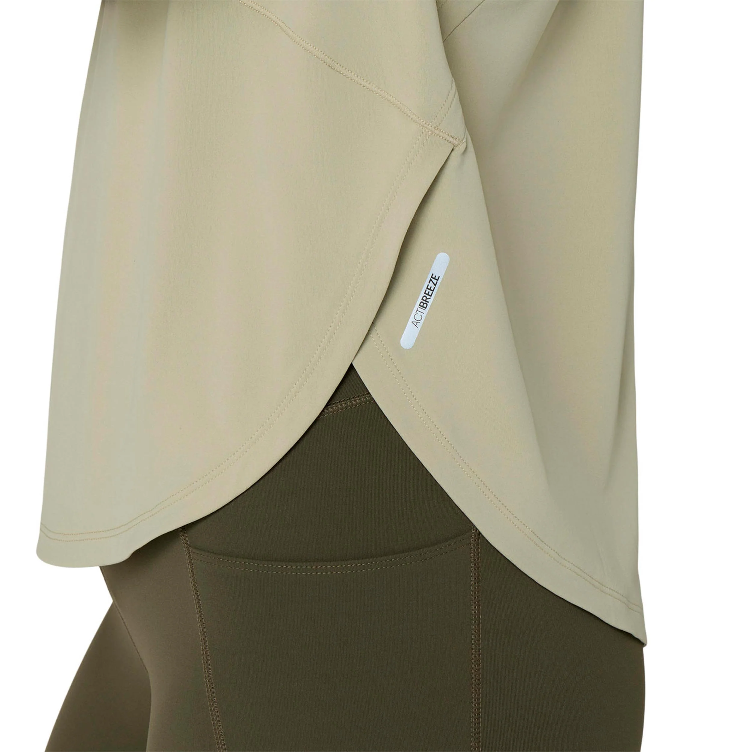 Nagino Run Adjustable Laufshirt Damen-beige - Image 5