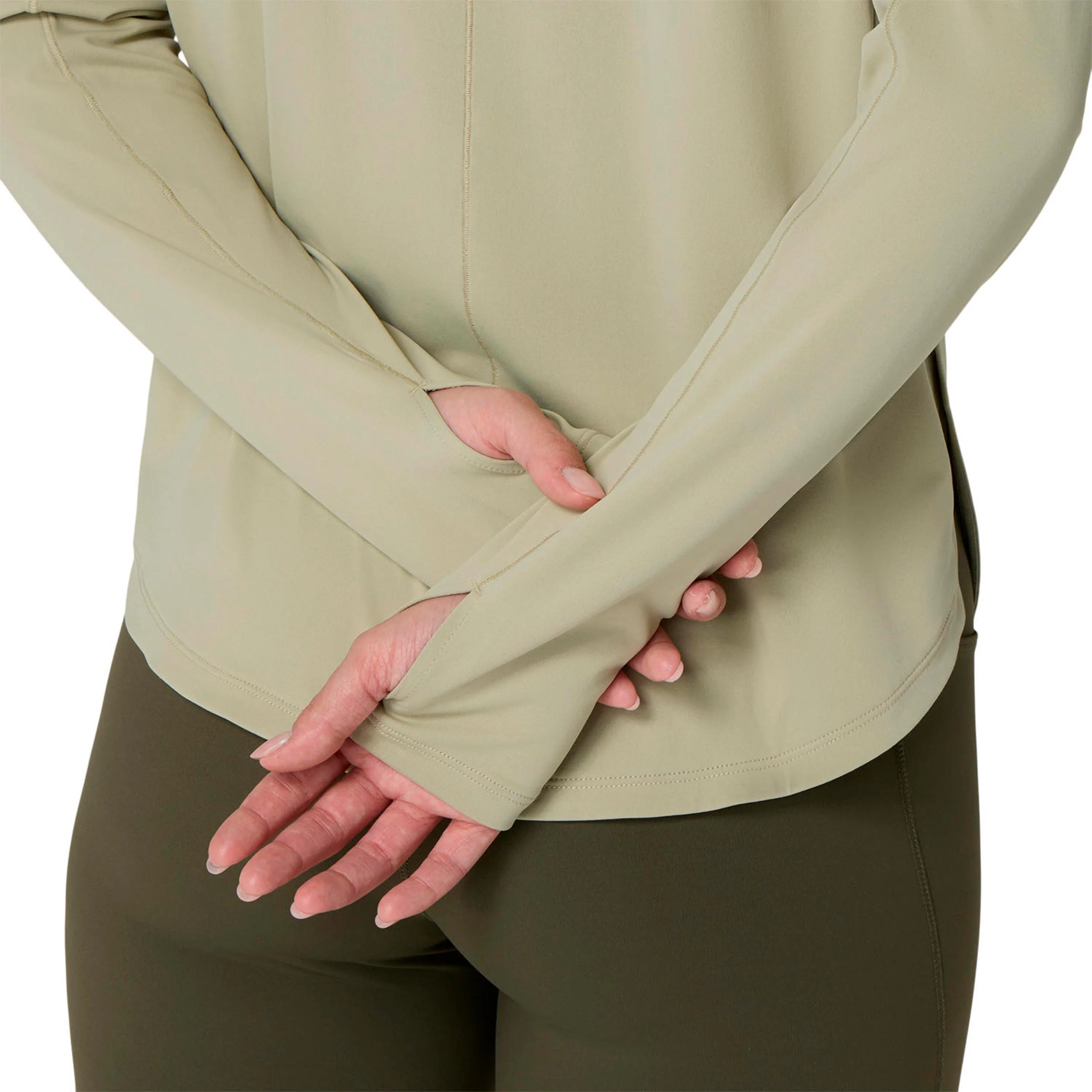 Nagino Run Adjustable Laufshirt Damen-beige - Image 6