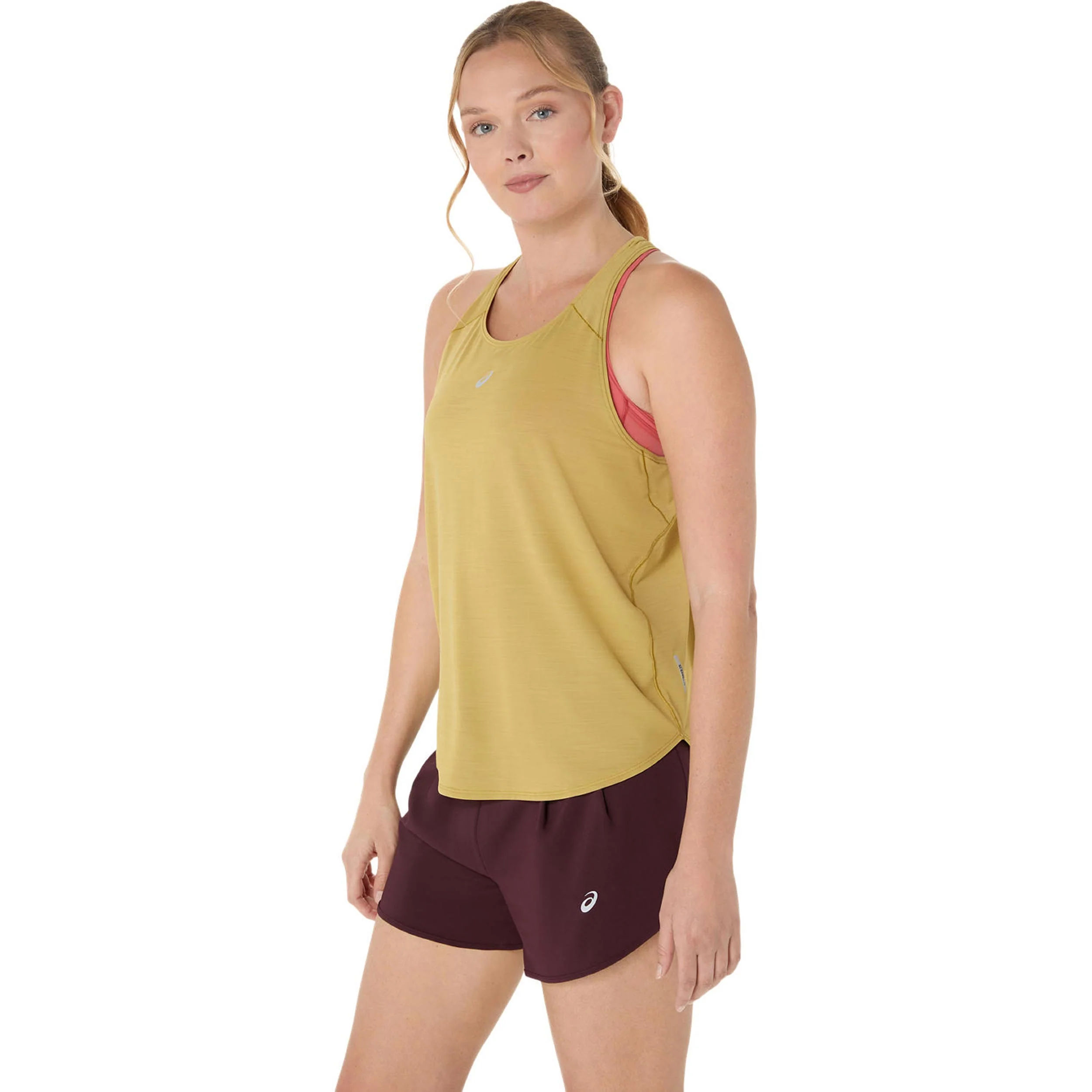 Road Laufshirt Damen-Limette - Image 3