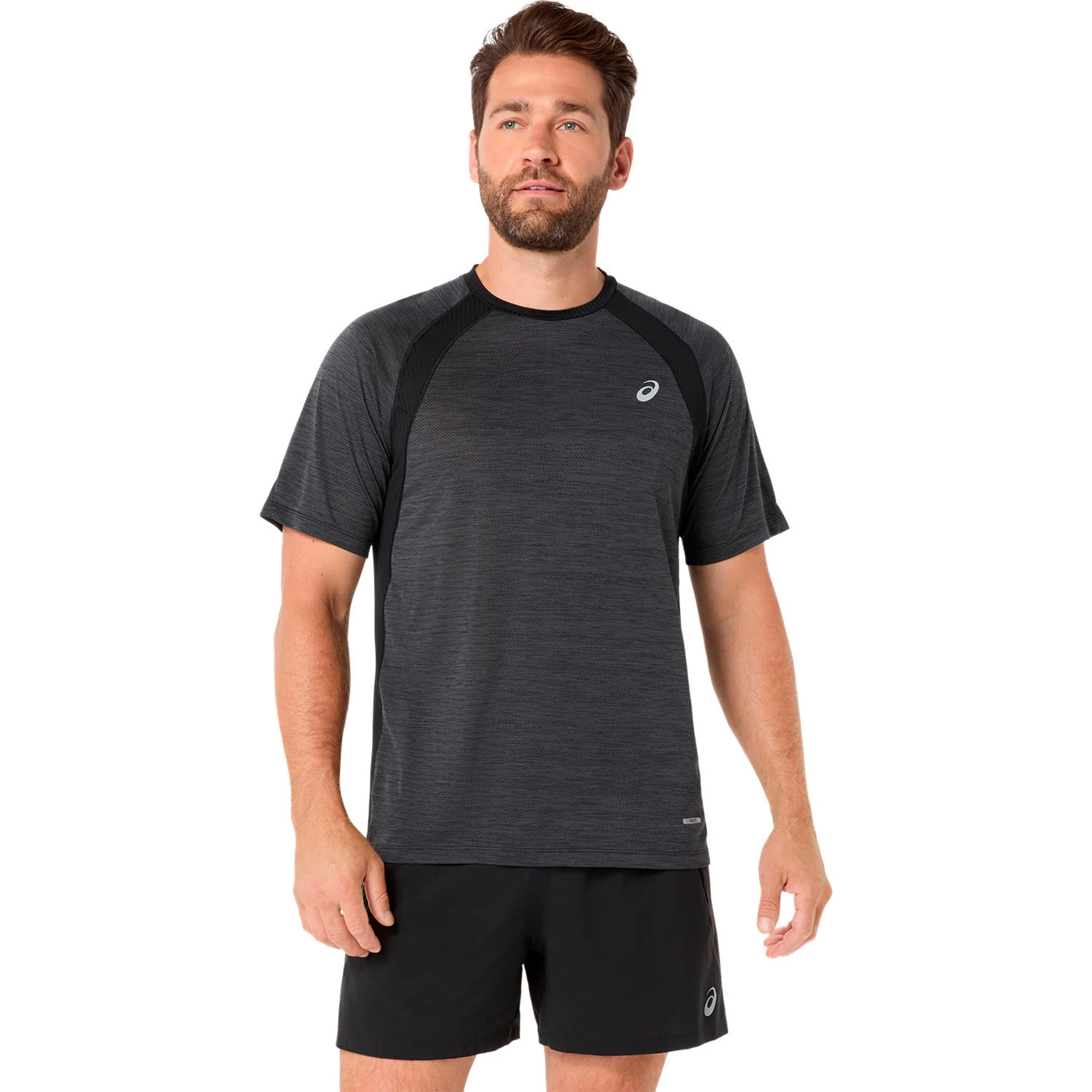 Road Laufshirt Herren-schwarz - Image 2