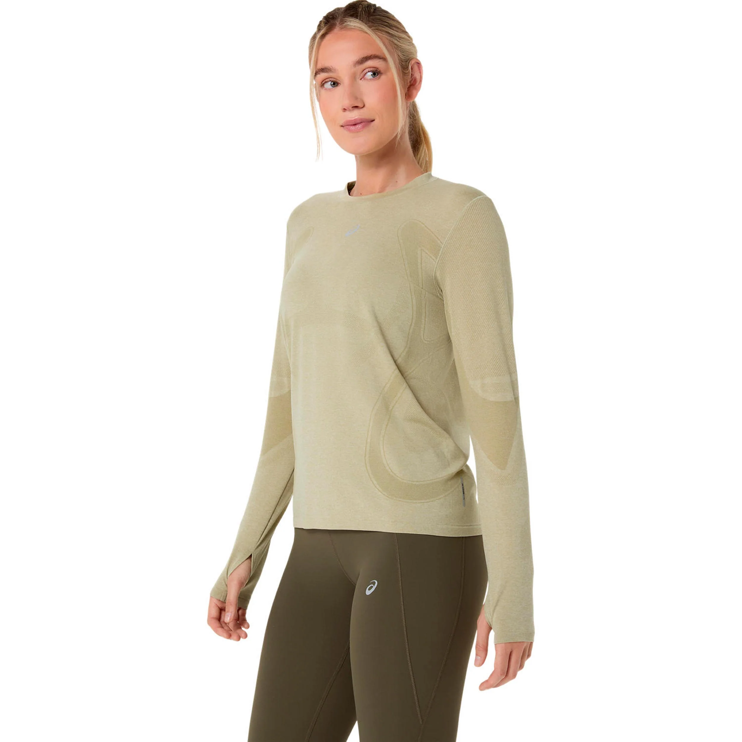 Road Seamless Laufshirt Damen-beige, beige - Image 3