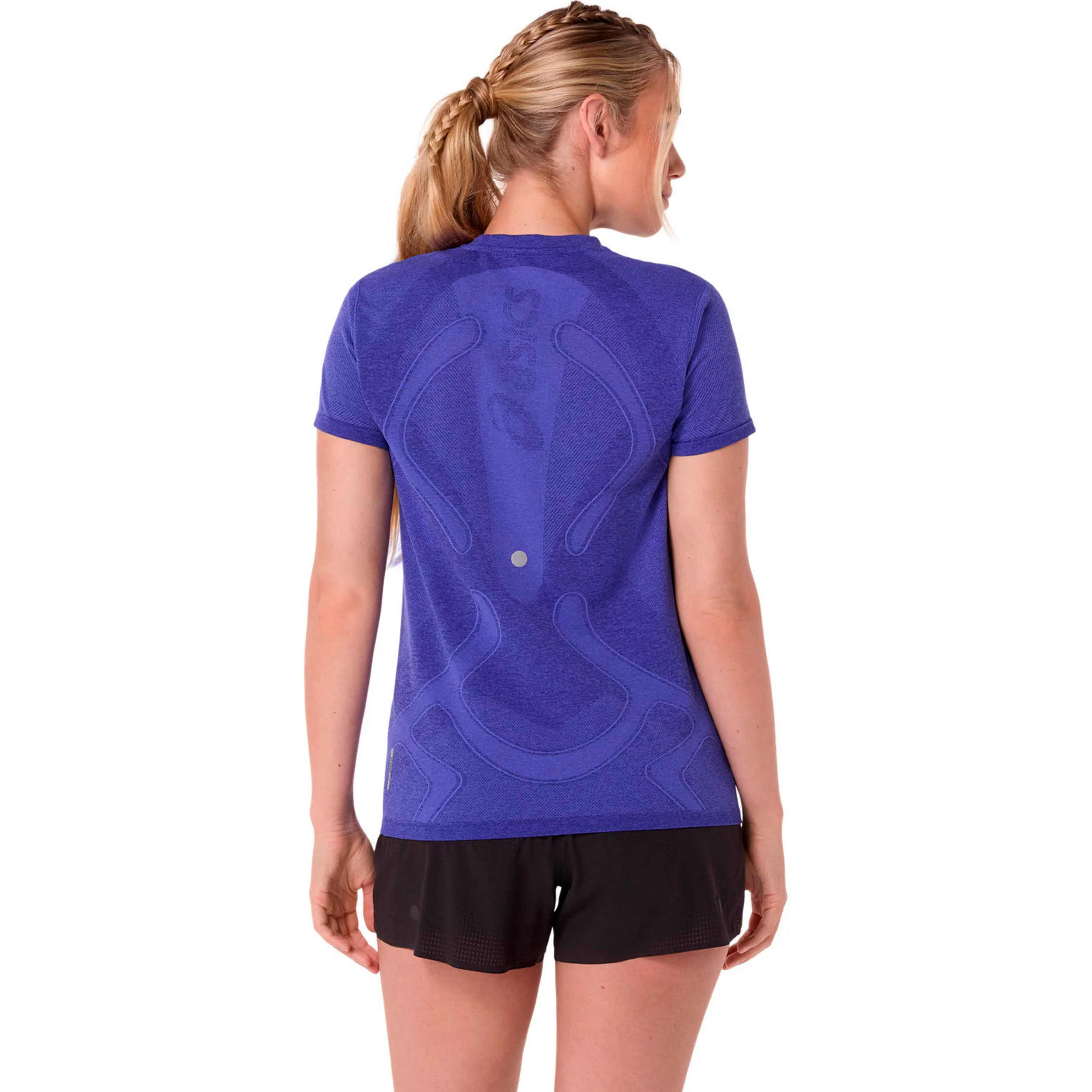 Road Seamless Laufshirt Damen-blau, lila - Image 3