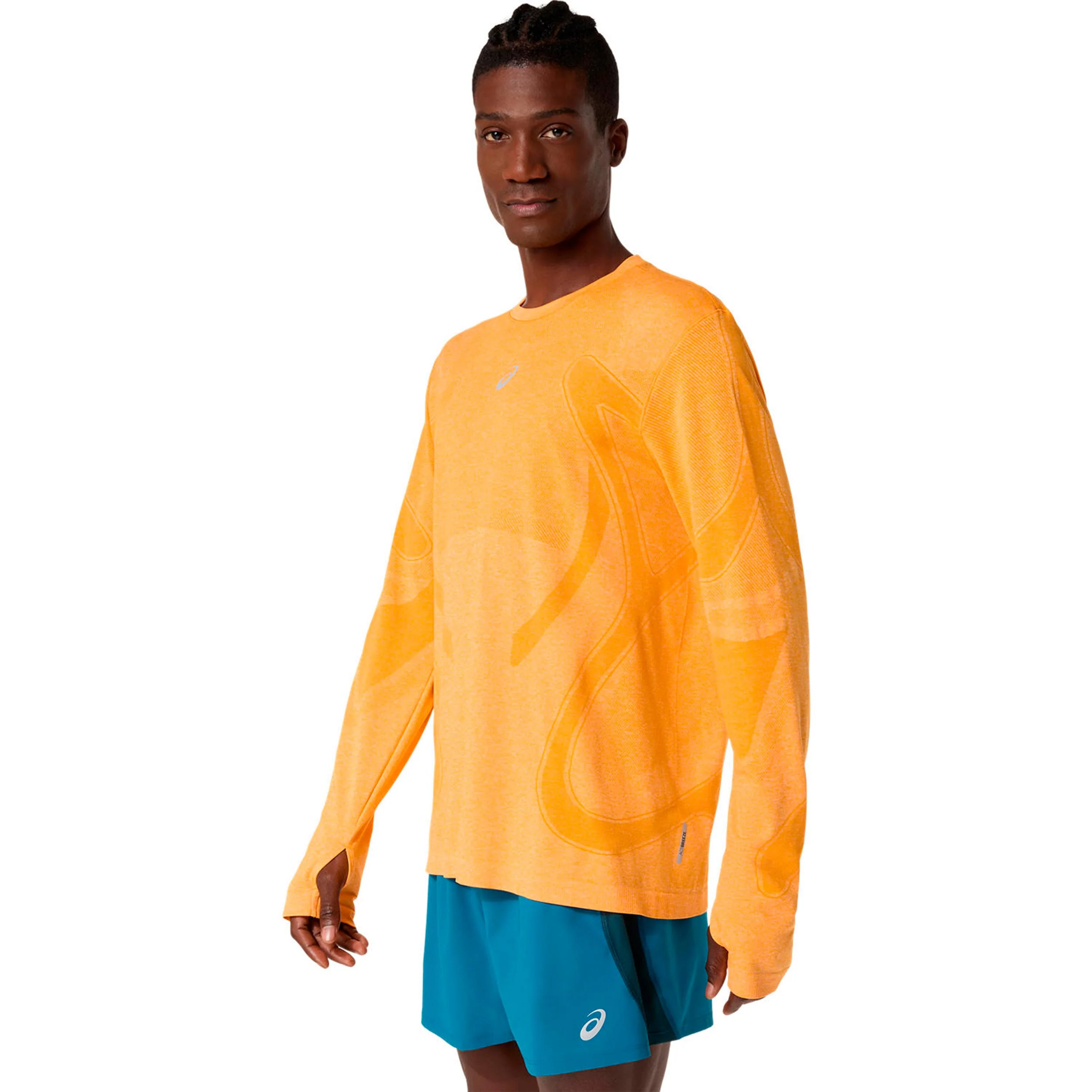 Road Seamless Laufshirt Herren-gelb - Image 3