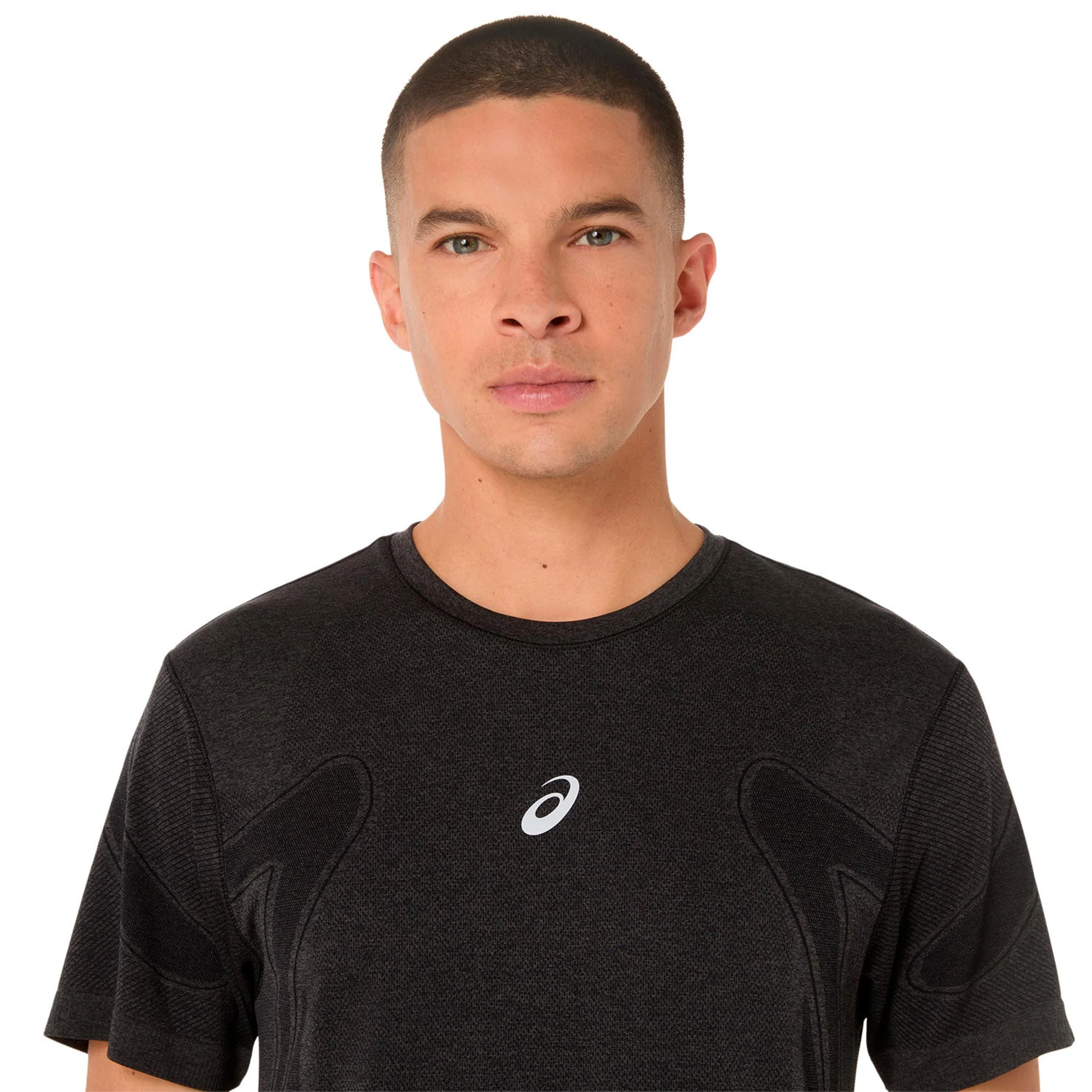 Road Seamless Laufshirt Herren-schwarz - Image 4