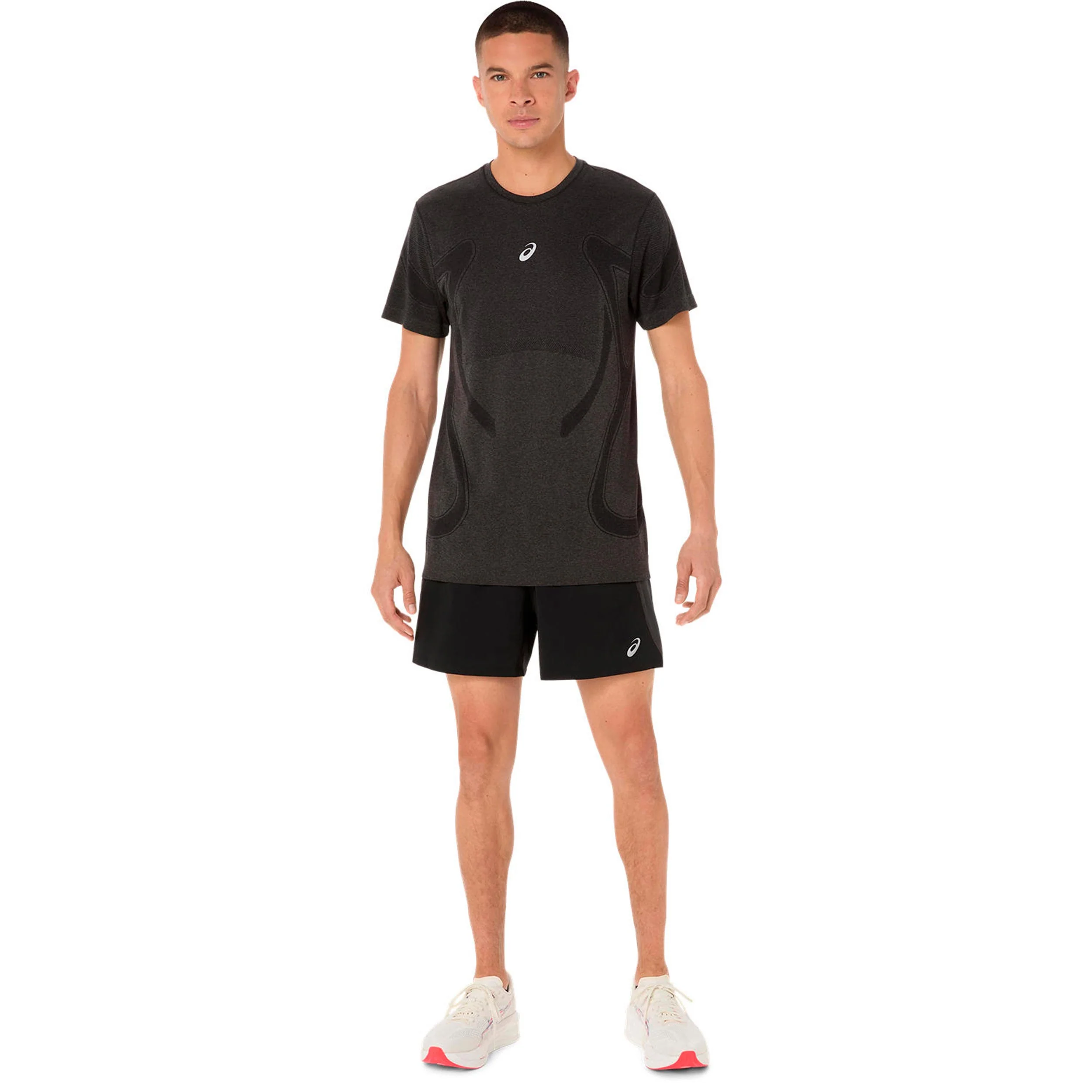 Road Seamless Laufshirt Herren-schwarz - Image 6