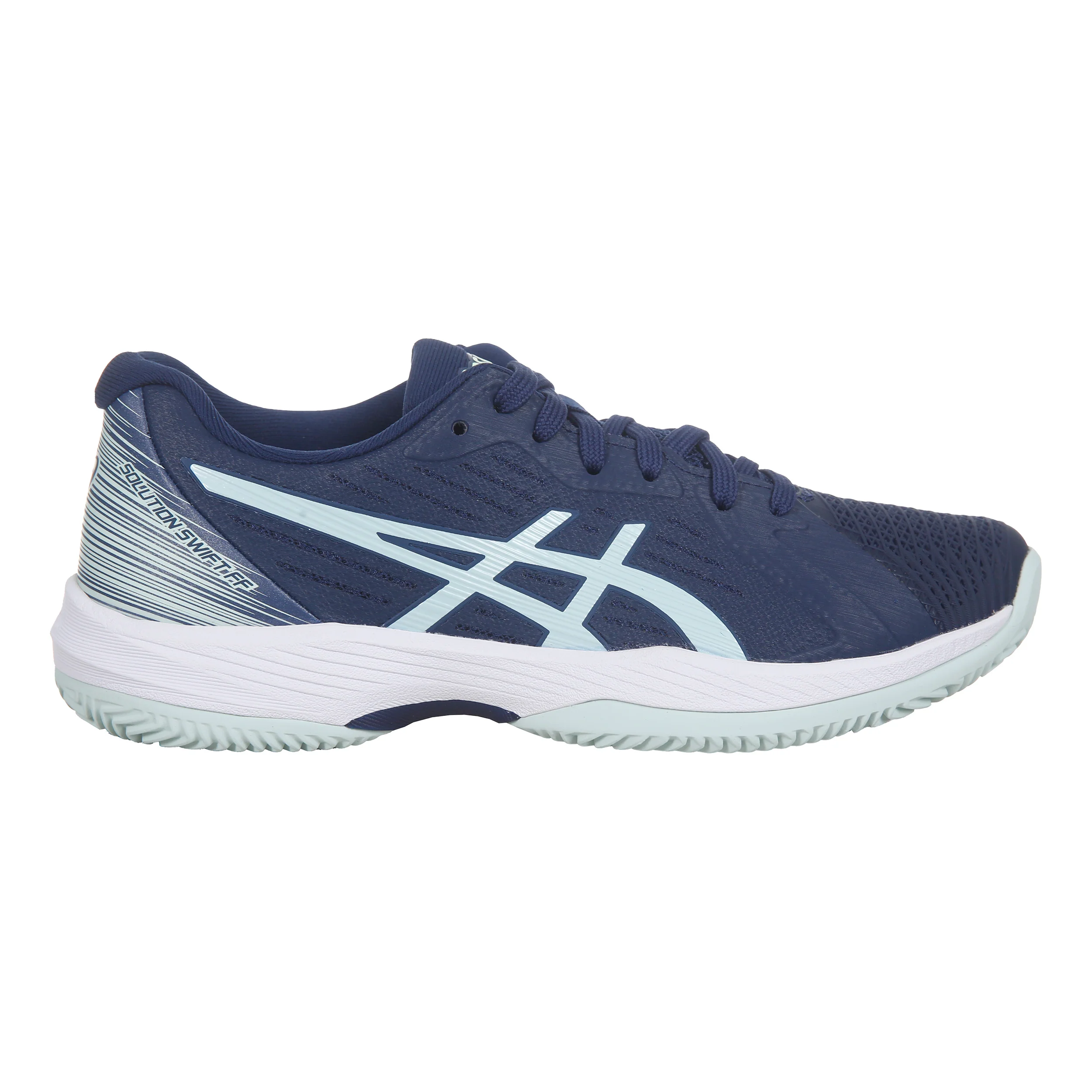 Solution Swift FF Sandplatzschuh Damen-Blau,Weiß
