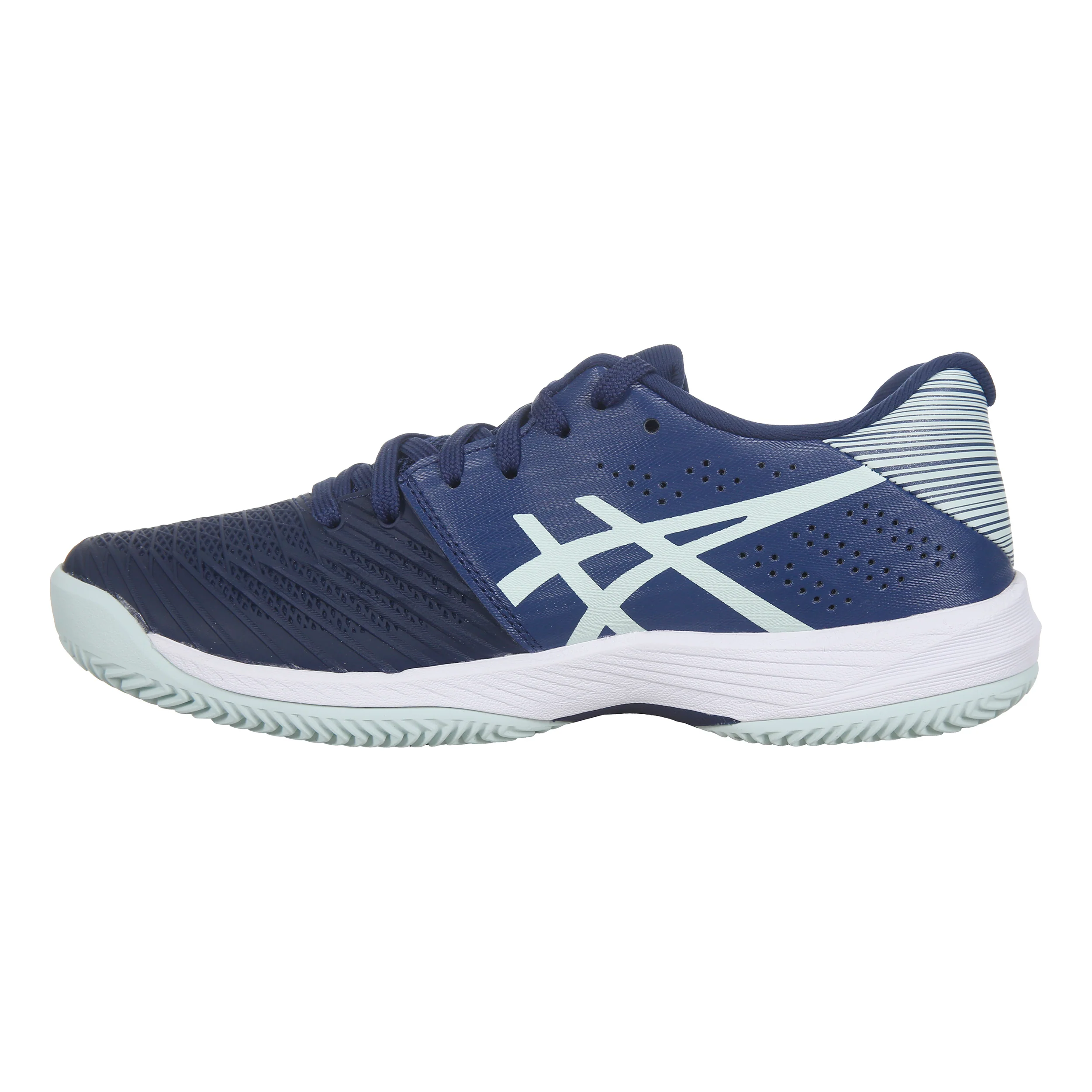 Solution Swift FF Sandplatzschuh Damen-Blau,Weiß - Image 2