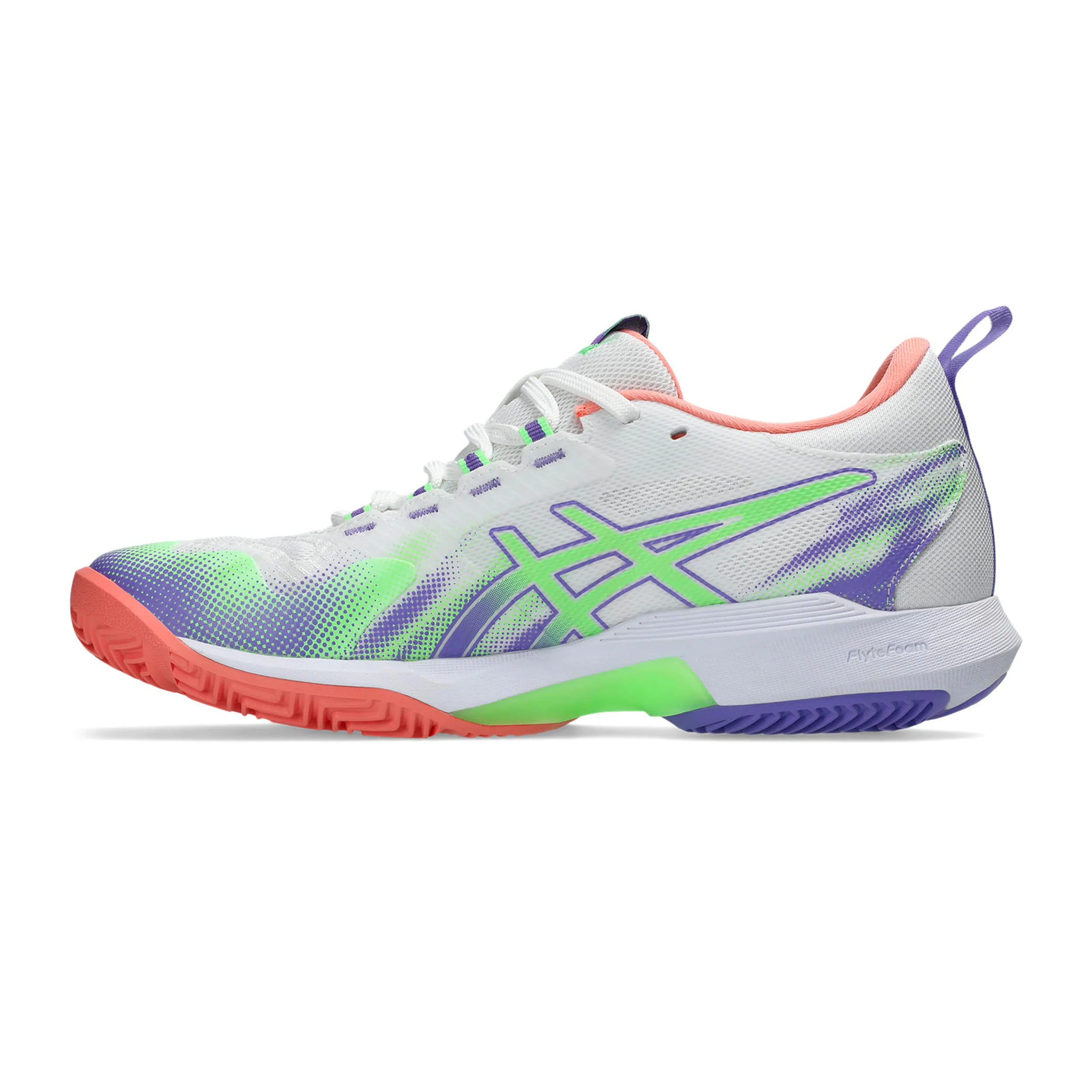 SONICSMASH FF Padelschuh Damen - weiß, neongrün - Image 2