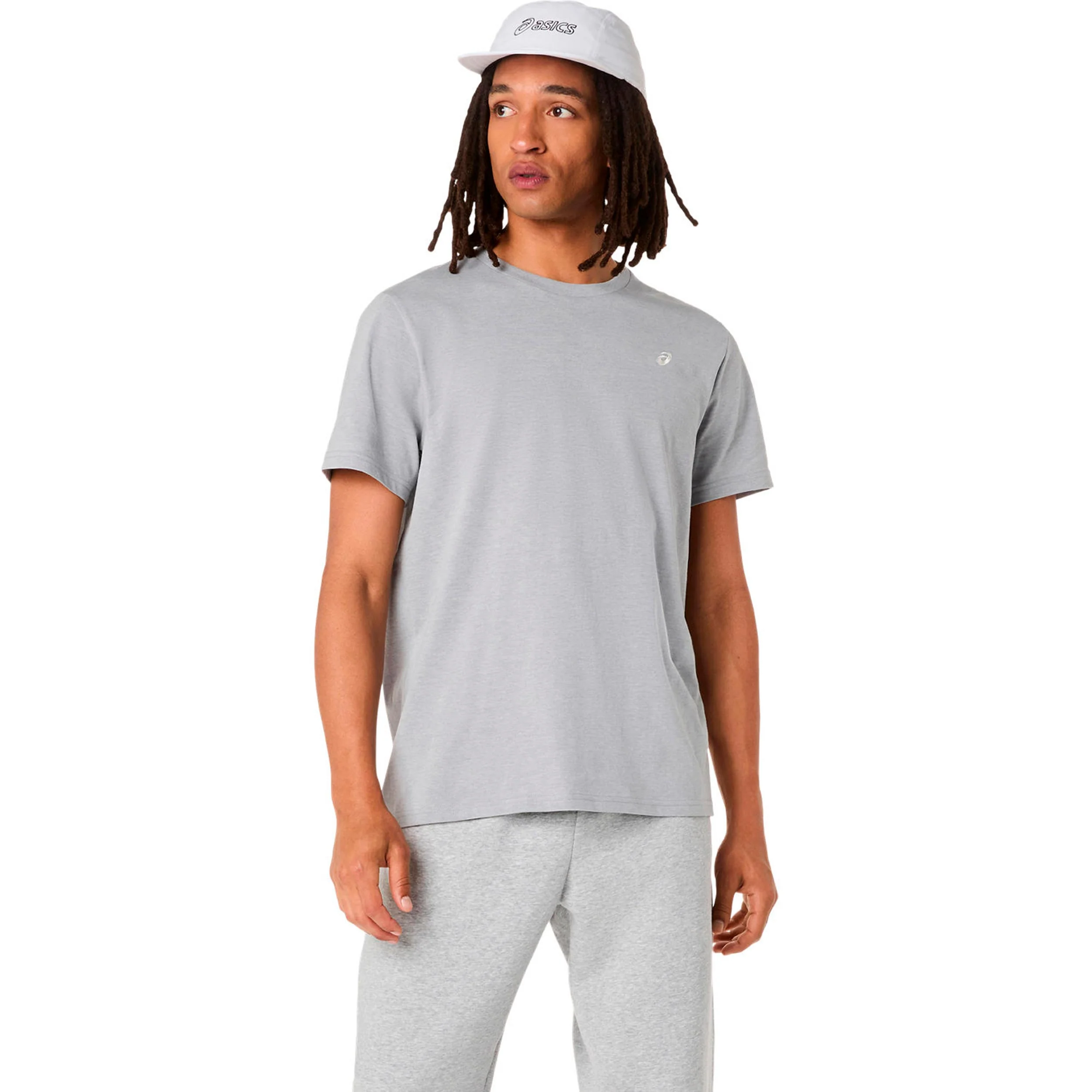 Spiral Embroidery Laufshirt Herren-grau - Image 2