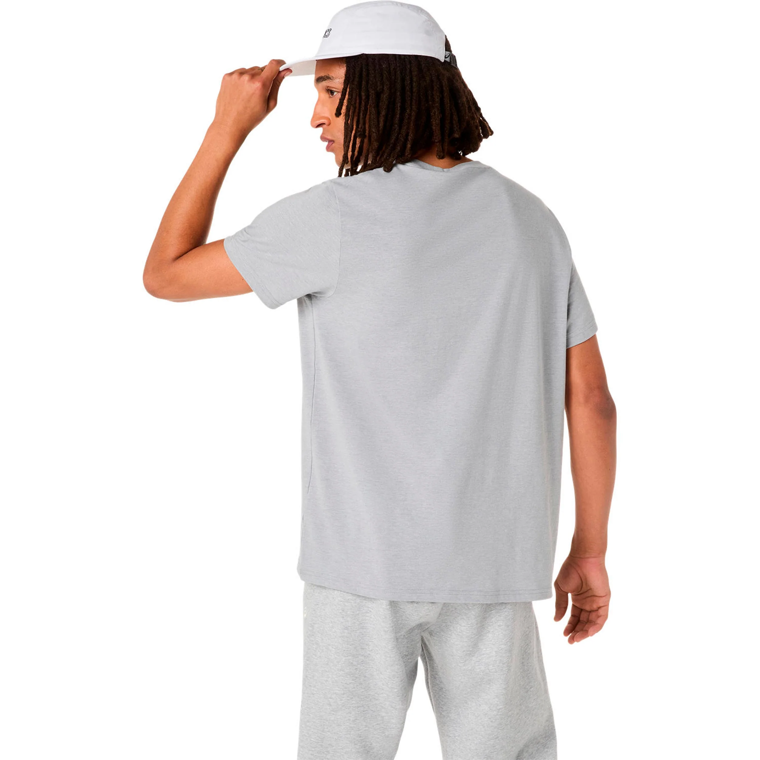 Spiral Embroidery Laufshirt Herren-grau - Image 3