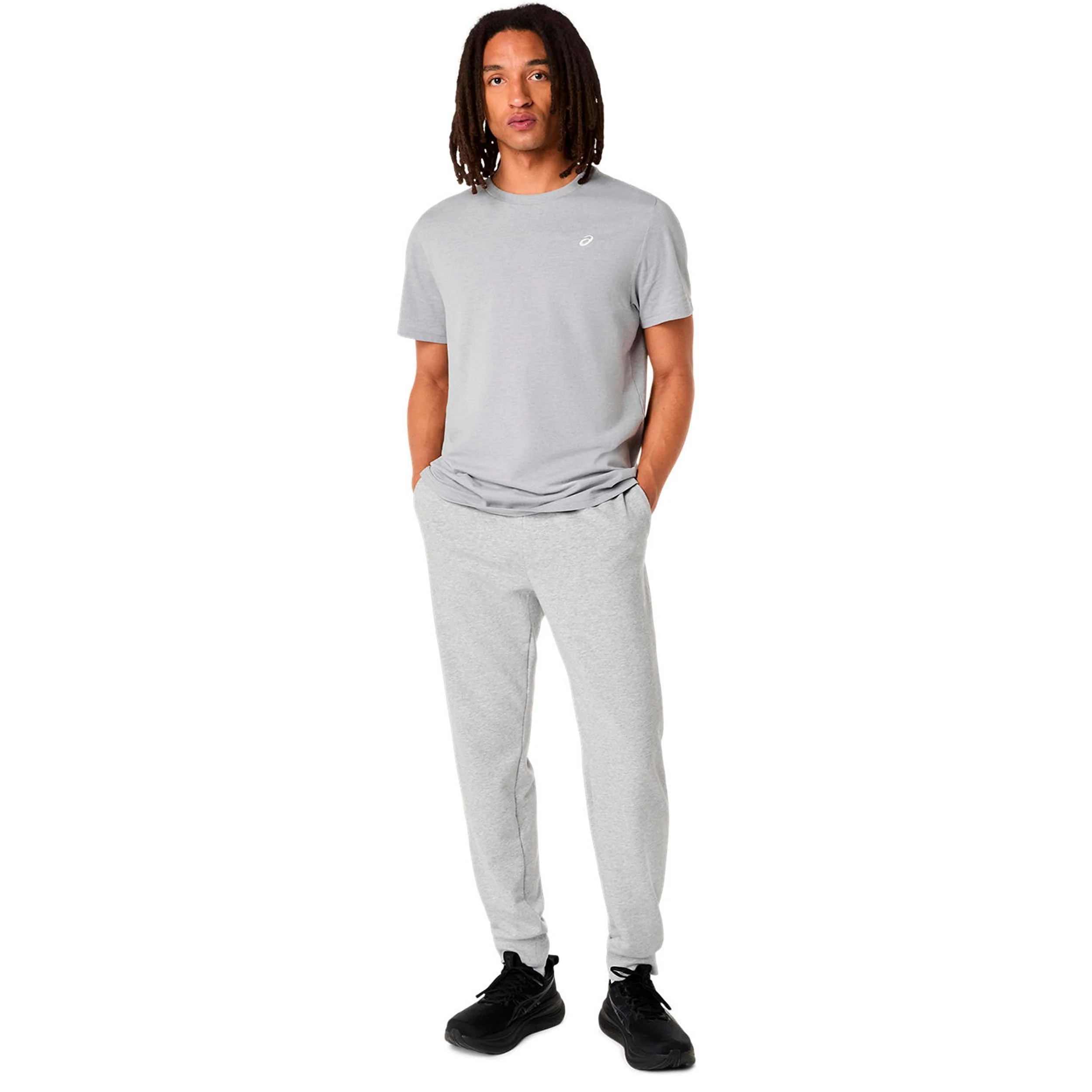 Spiral Embroidery Laufshirt Herren-grau - Image 5