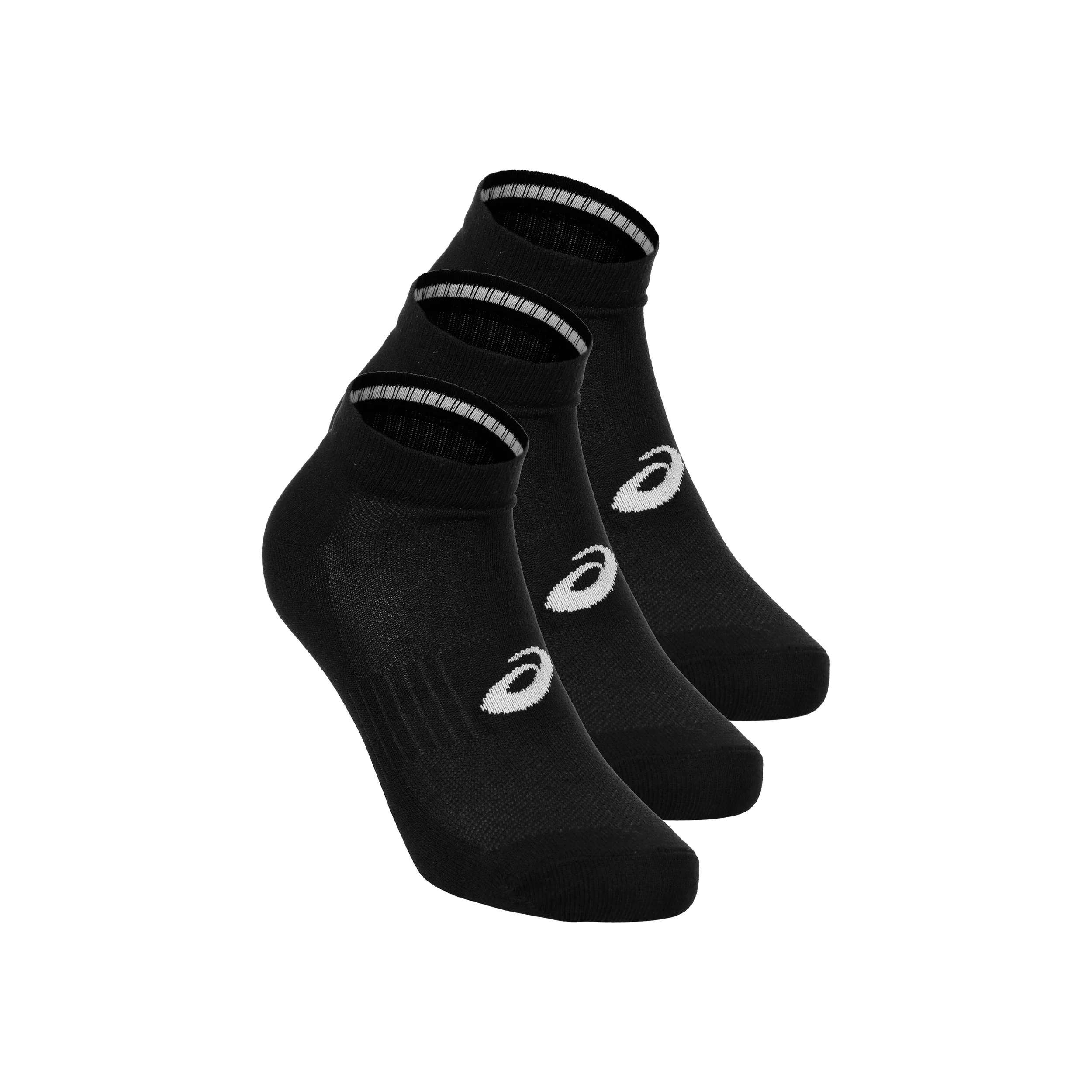 Tennissocken - 3er Pack Unisex-schwarz