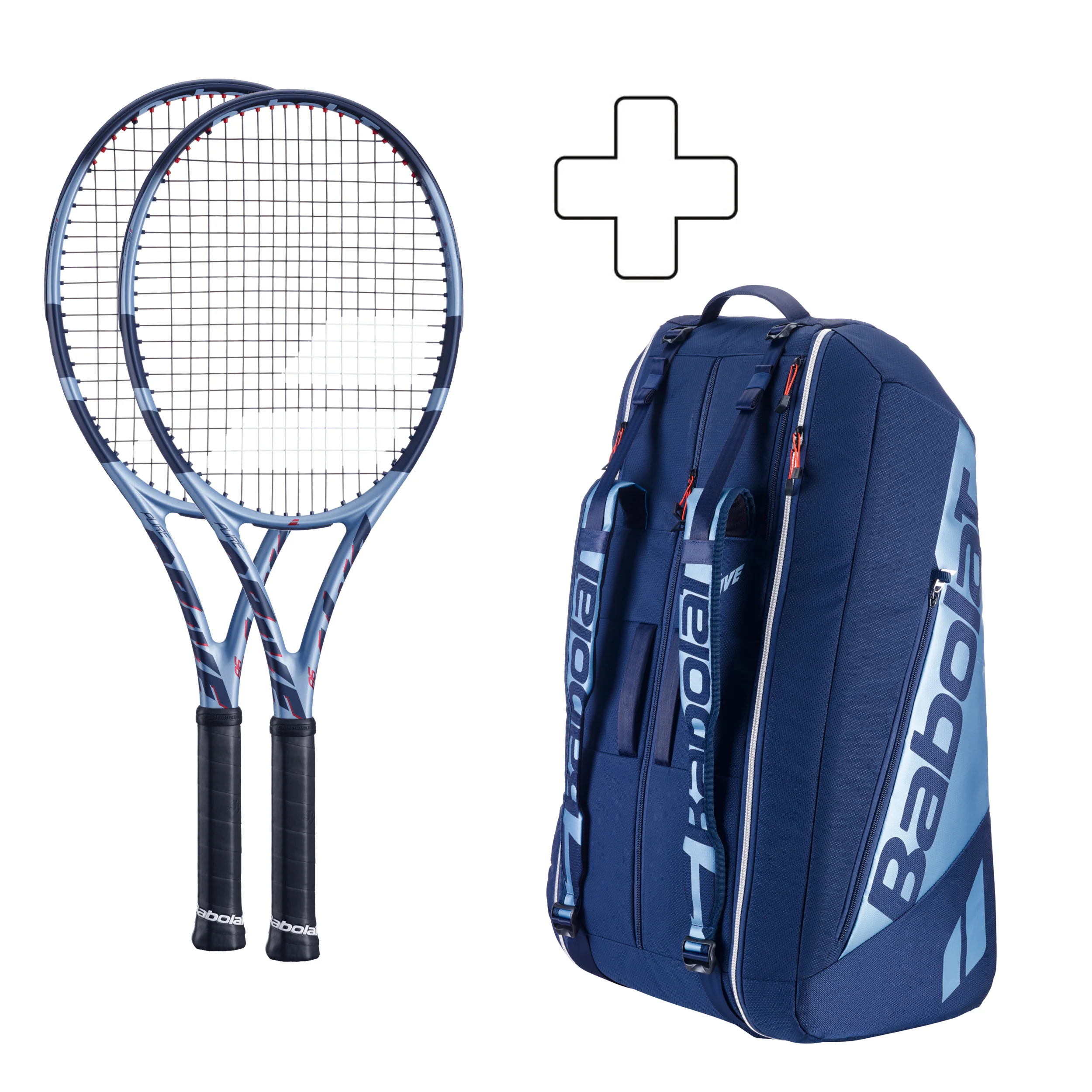 2x Pure Drive 98 plus Schlägertasche