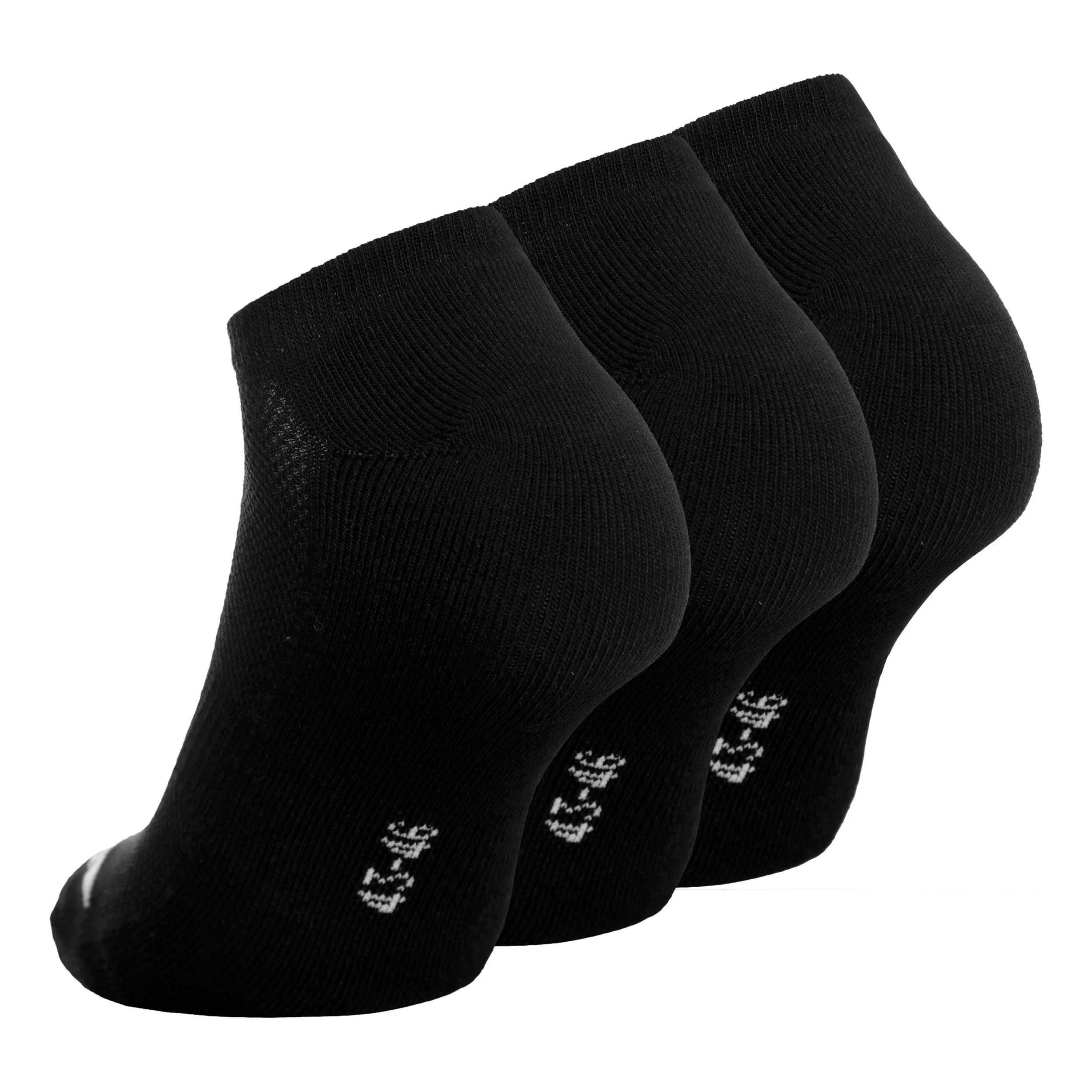 Invisible Tennissocken 3er Pack-Schwarz - Image 2