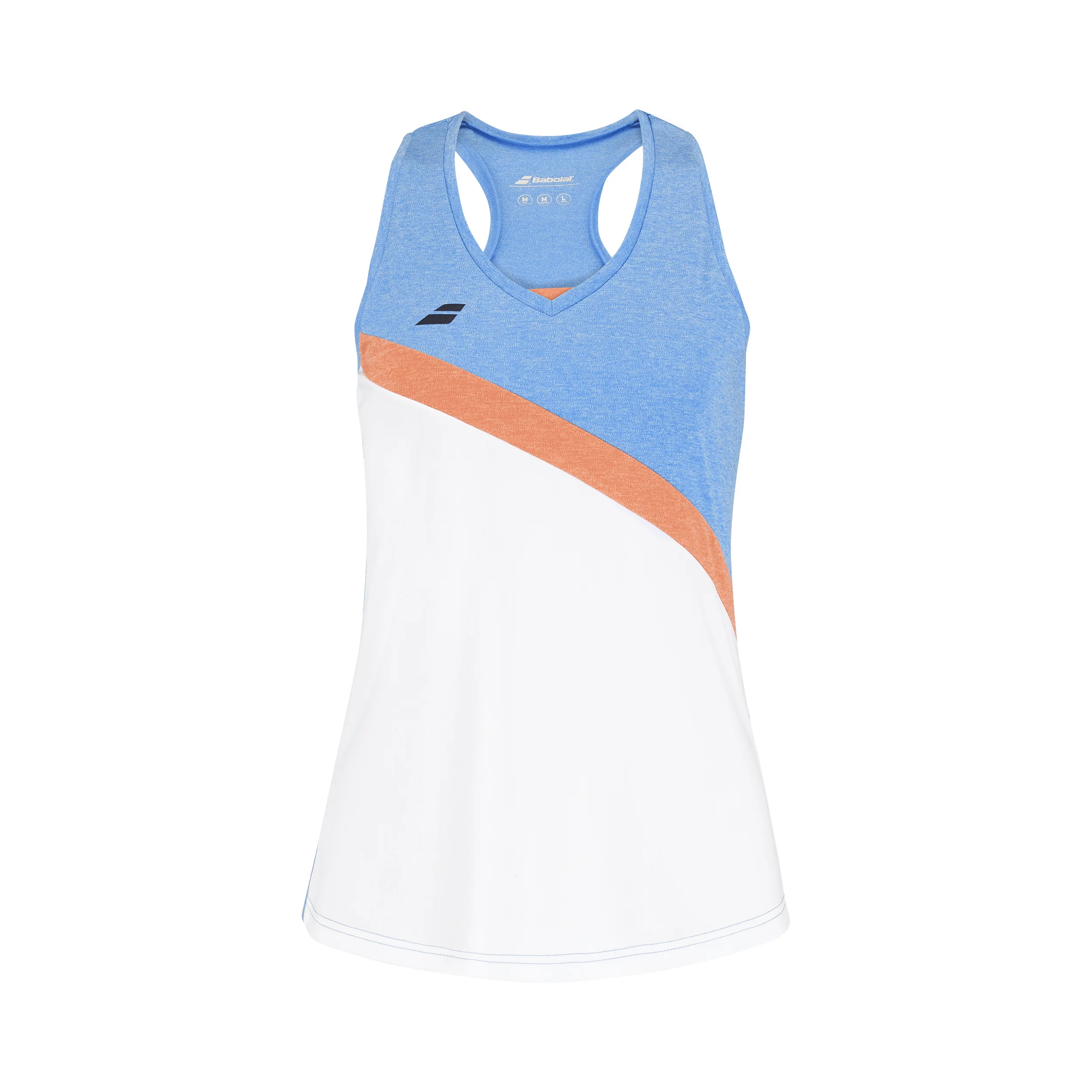 Play Tank-Top Mädchen-Weiß,Hellblau
