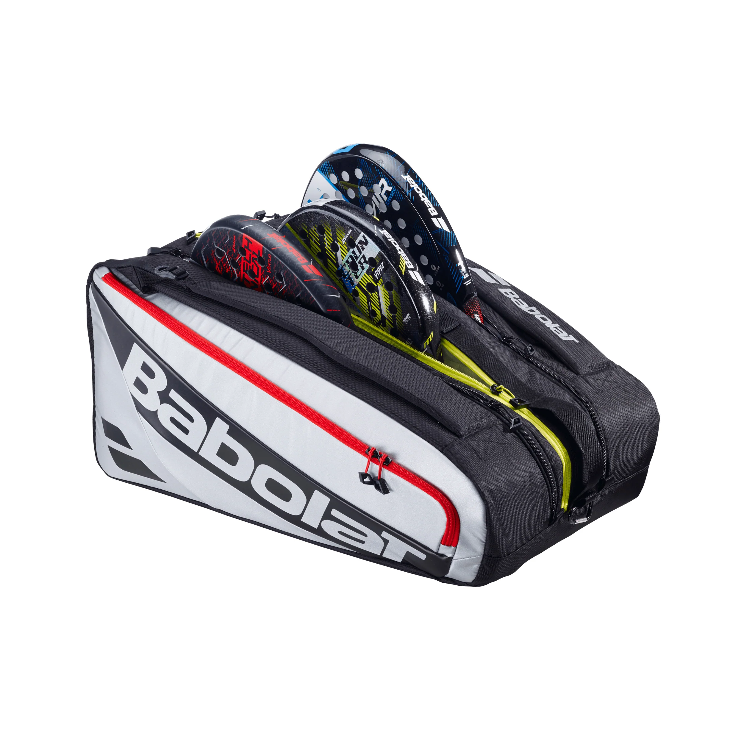 Pro 2025 Padelschlägertasche-Schwarz,Silber - Image 3