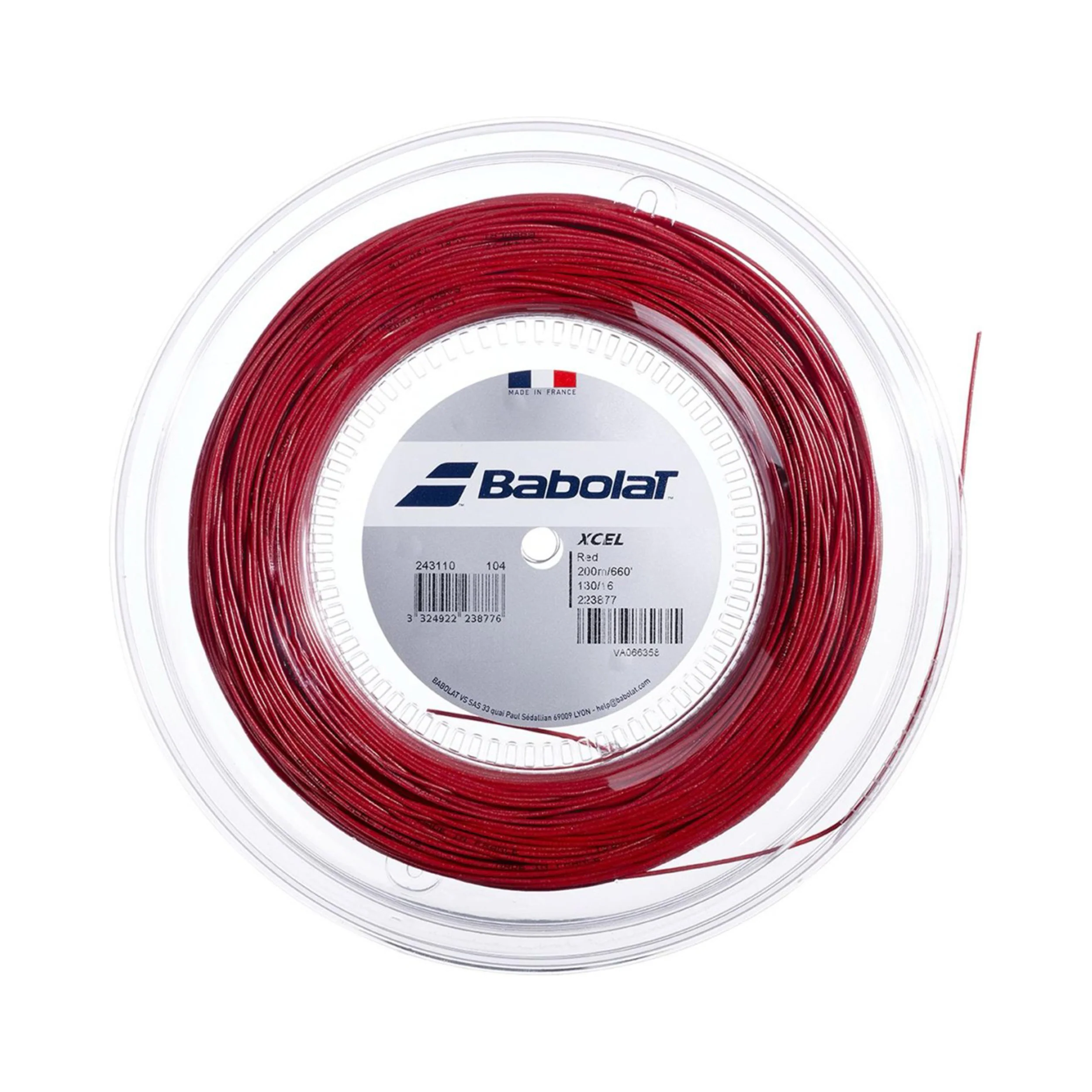 Xcel Saitenrolle 200m-Rot