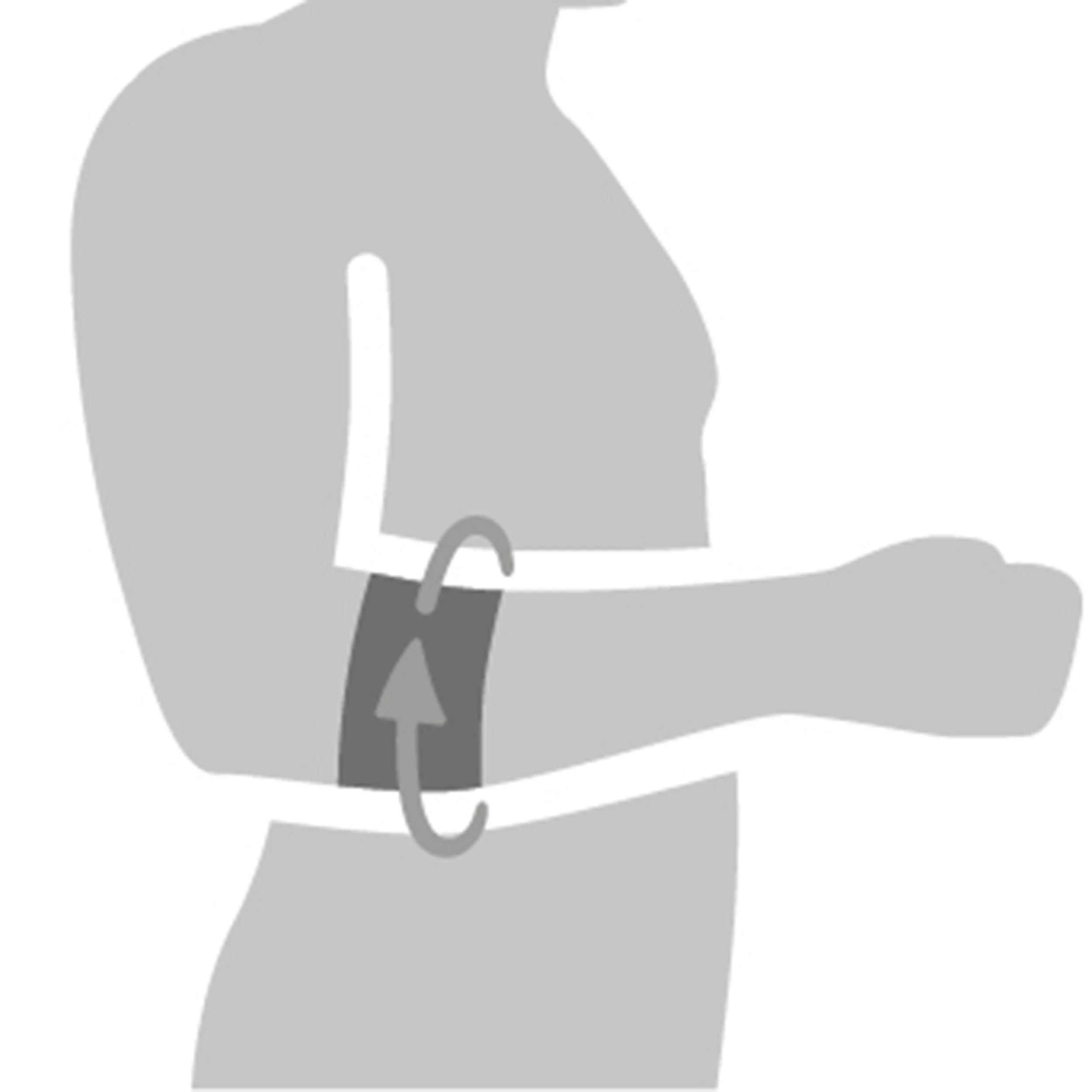 Sports Elbow Strap Ellenbogenbandage-Schwarz - Image 3