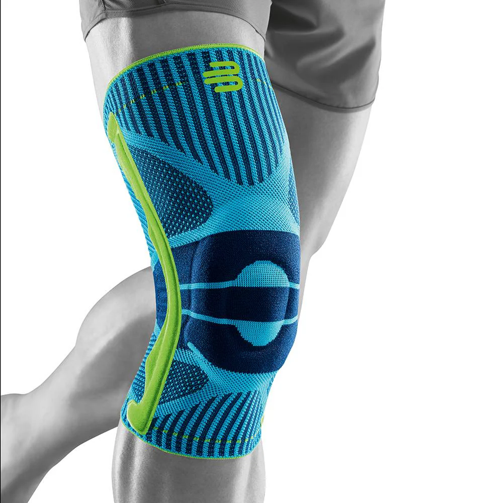 Sports Knee Support Kniebandage-Türkis,Limette - Image 2