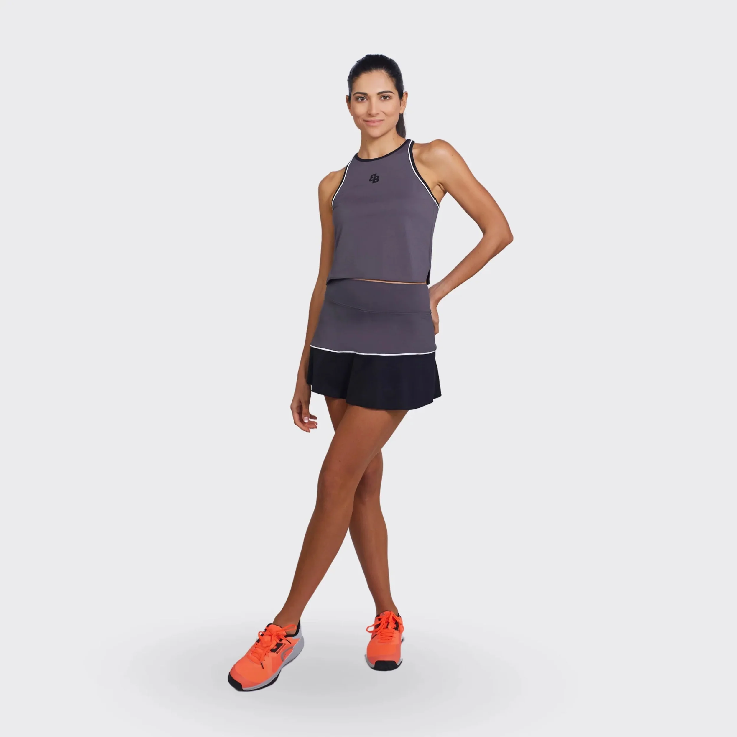 Selene Tank-Top Damen-dunkelgrau - Image 4