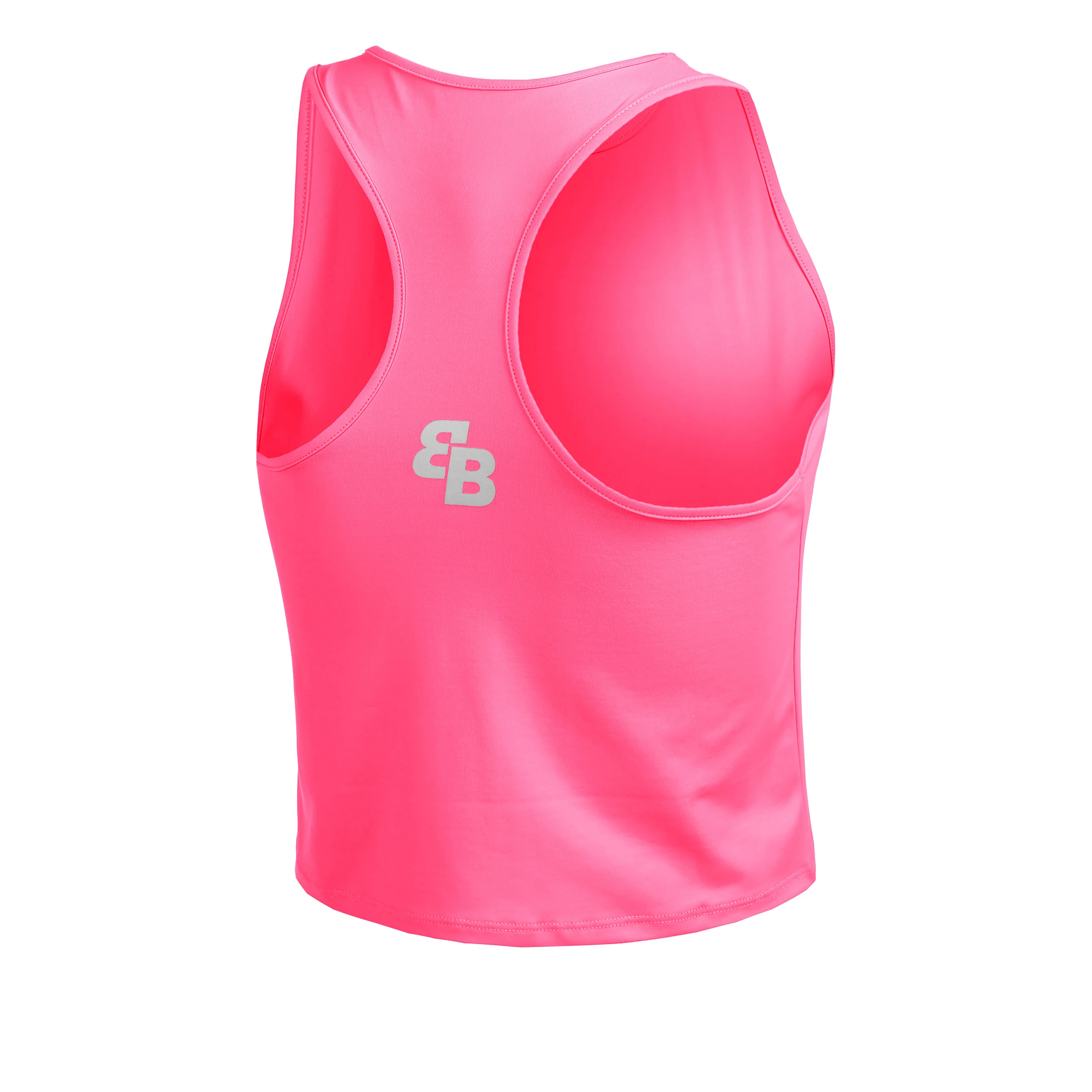 Short Basic Tank-Top Damen-Pink - Image 2