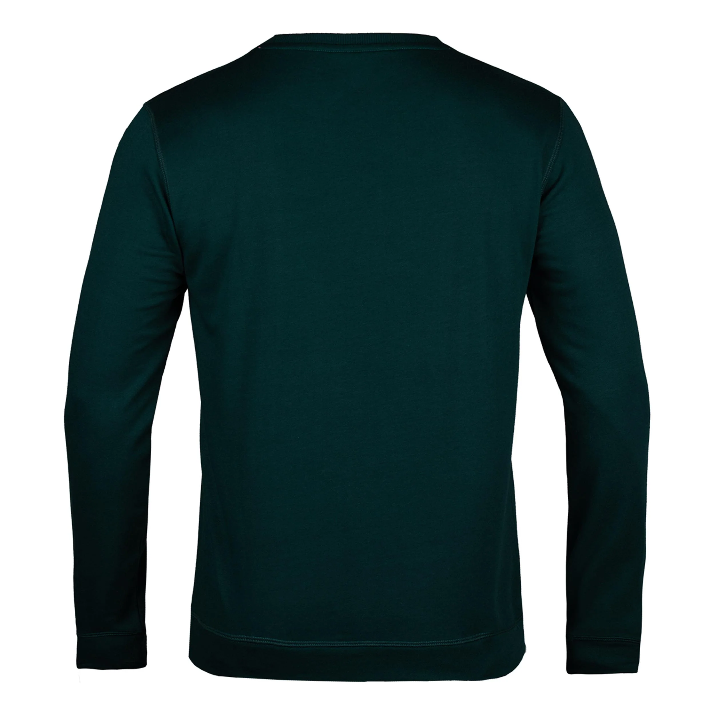 Chaka Basic Crew Sweatshirt Herren-Dunkelgrün - Image 2