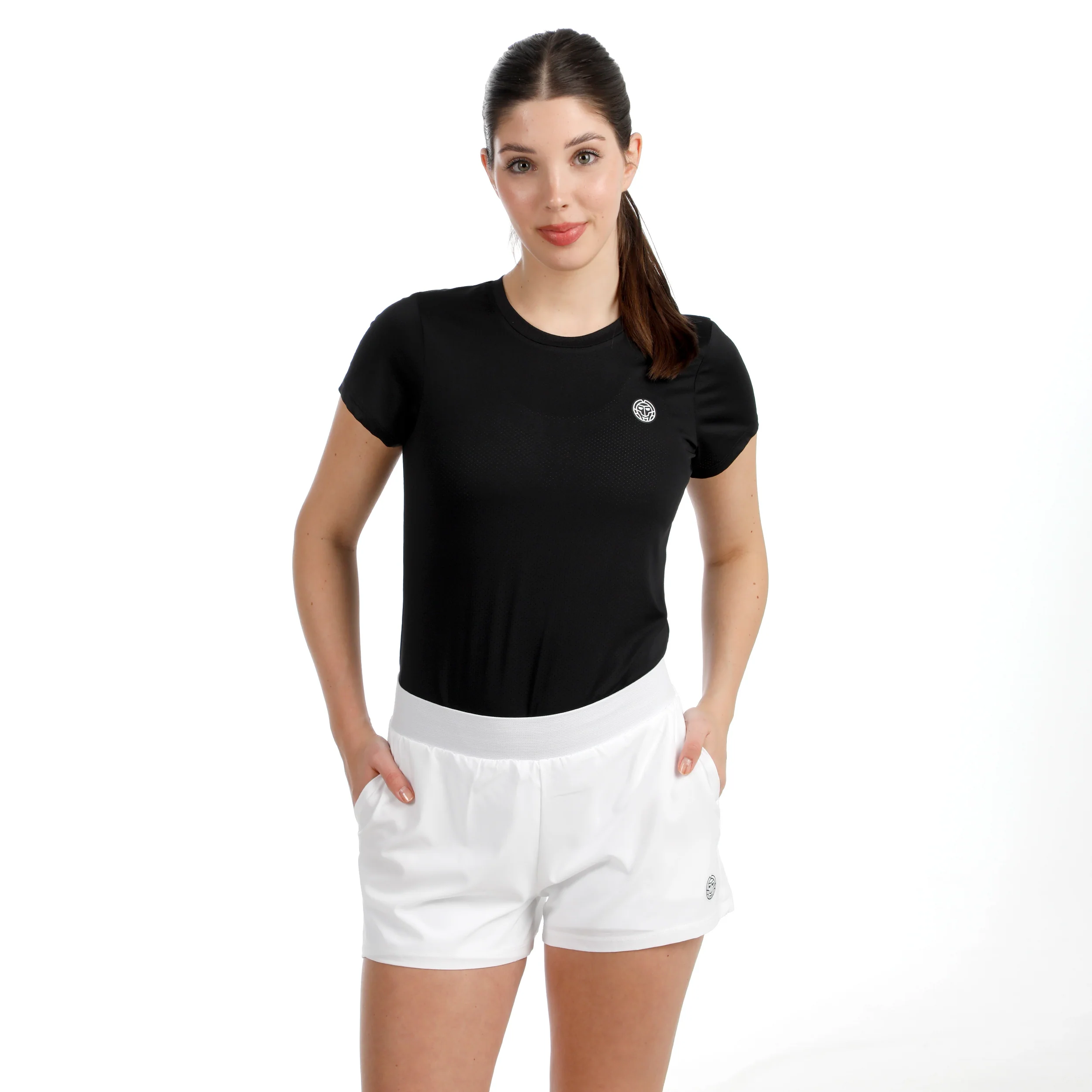 Crew 2.0 T-Shirt Damen-schwarz