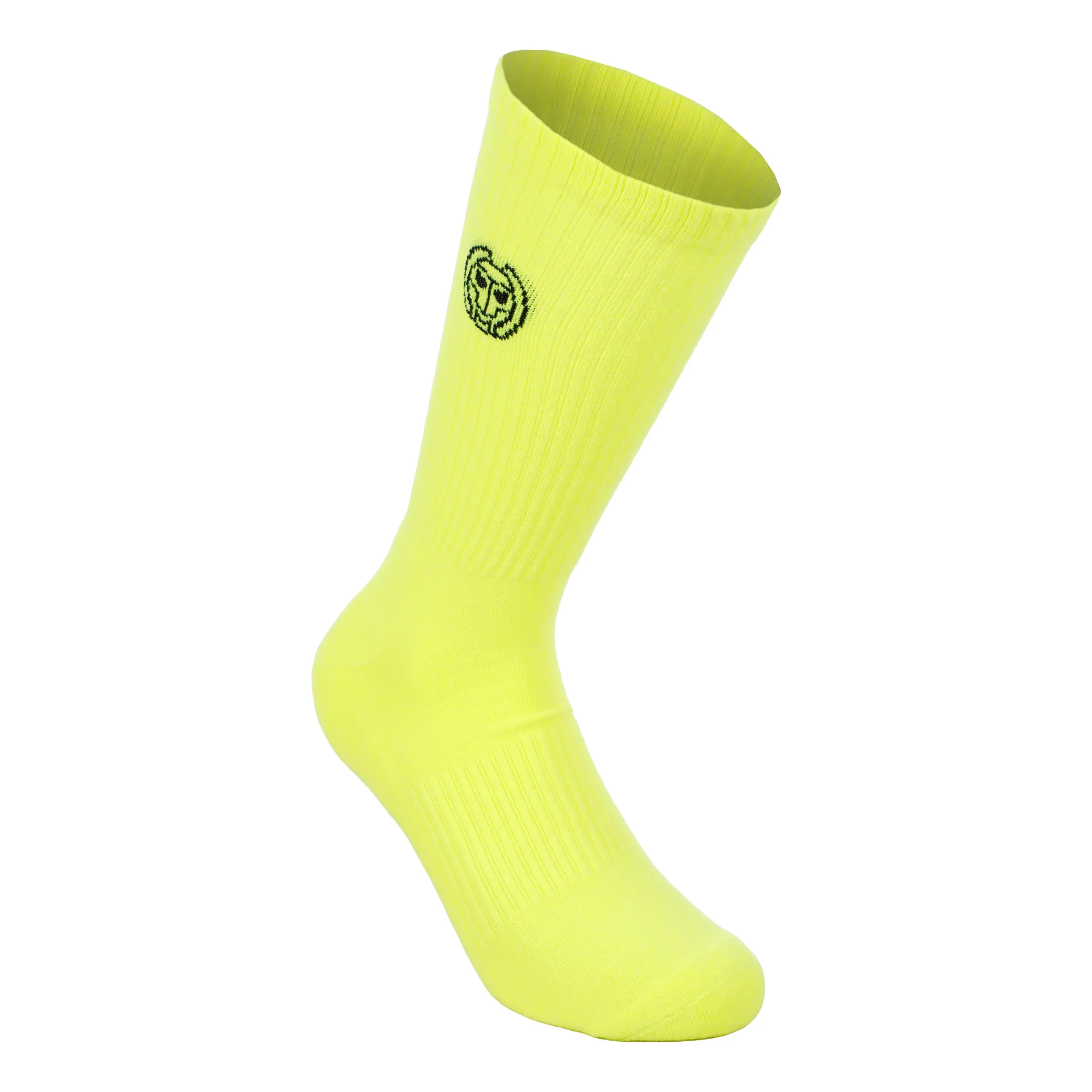 Crew Performance Tennis Socks 3 Pack -neon yellow - Image 3