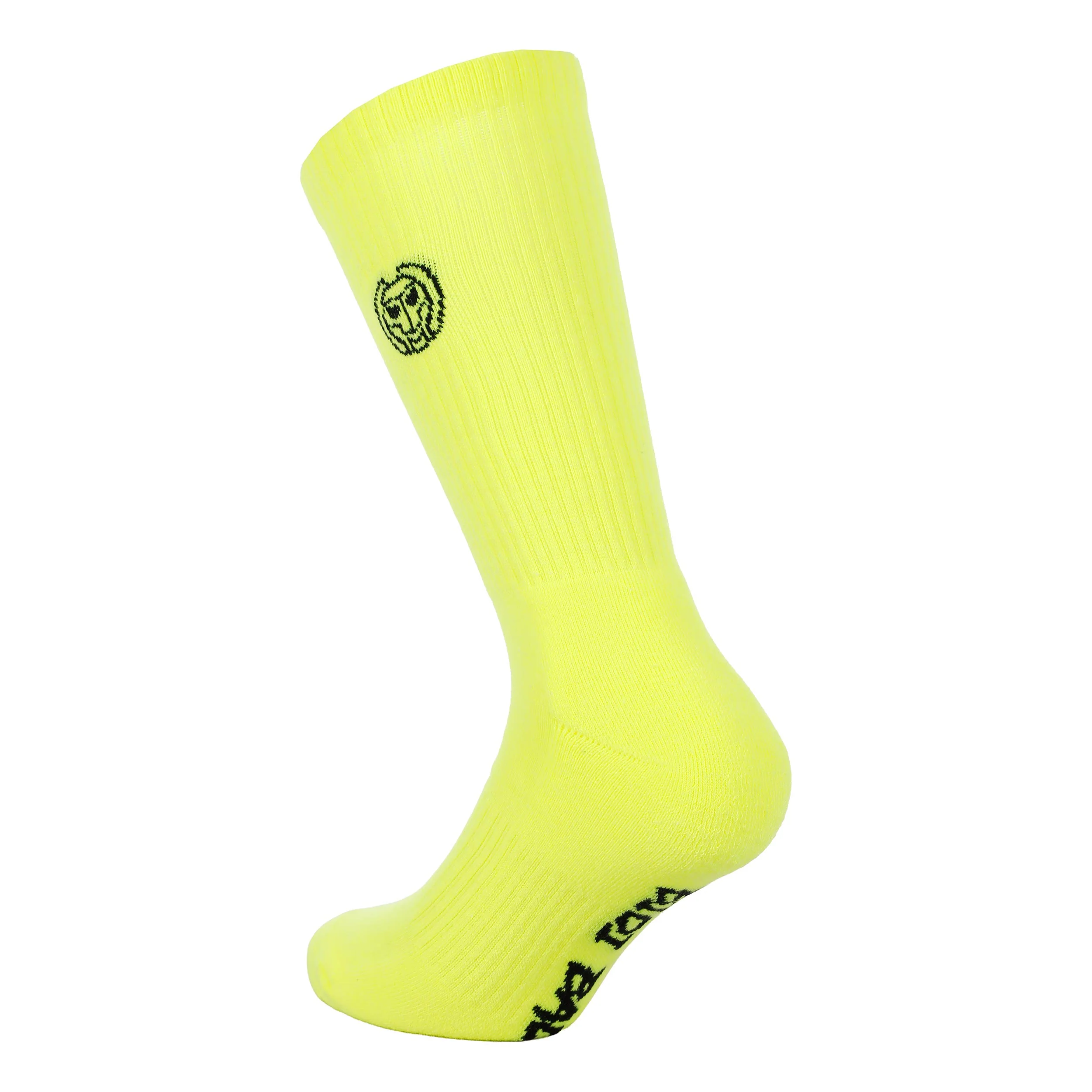 Crew Performance Tennis Socks 3 Pack -neon yellow - Image 4