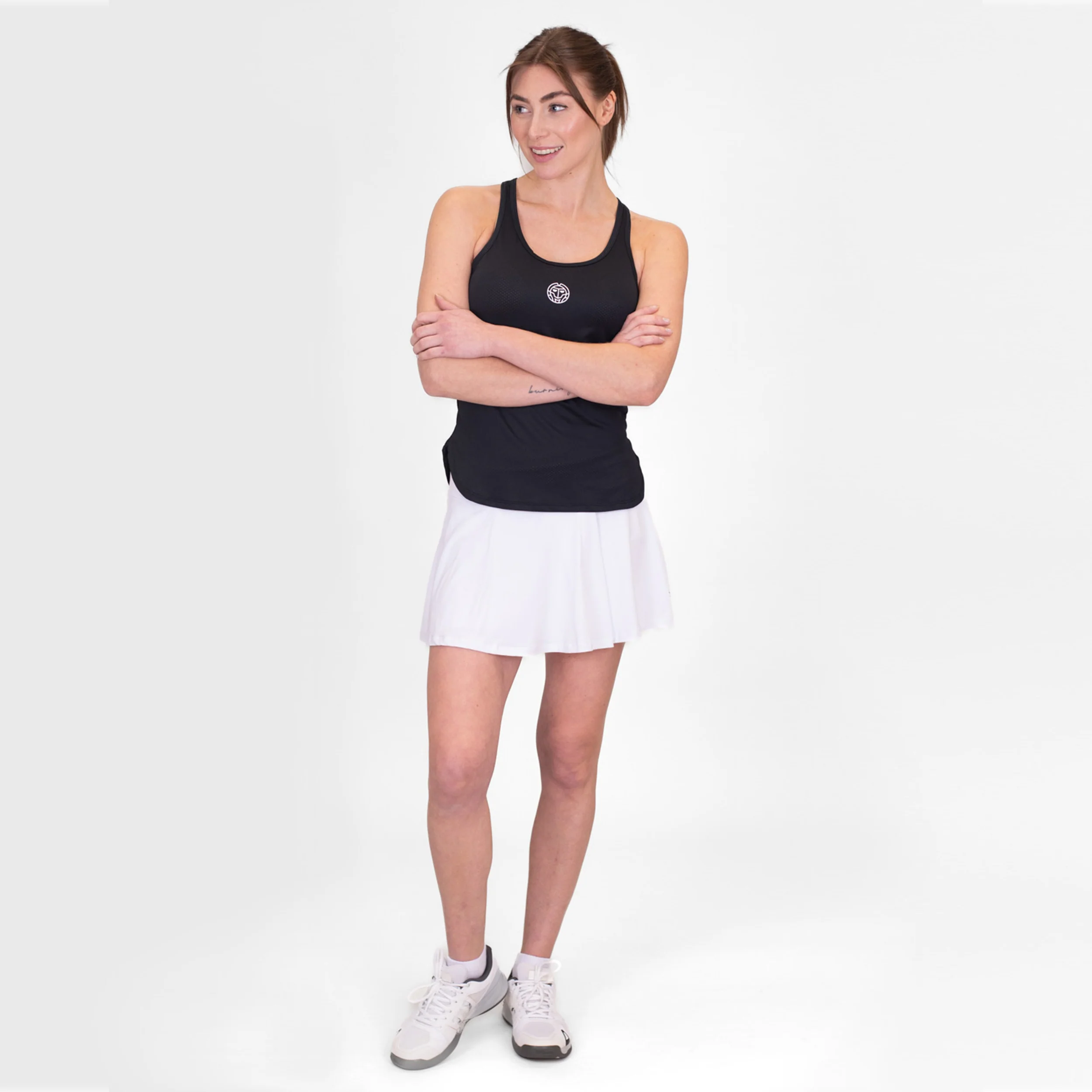 Crew Tank-Top Damen-Schwarz - Image 8