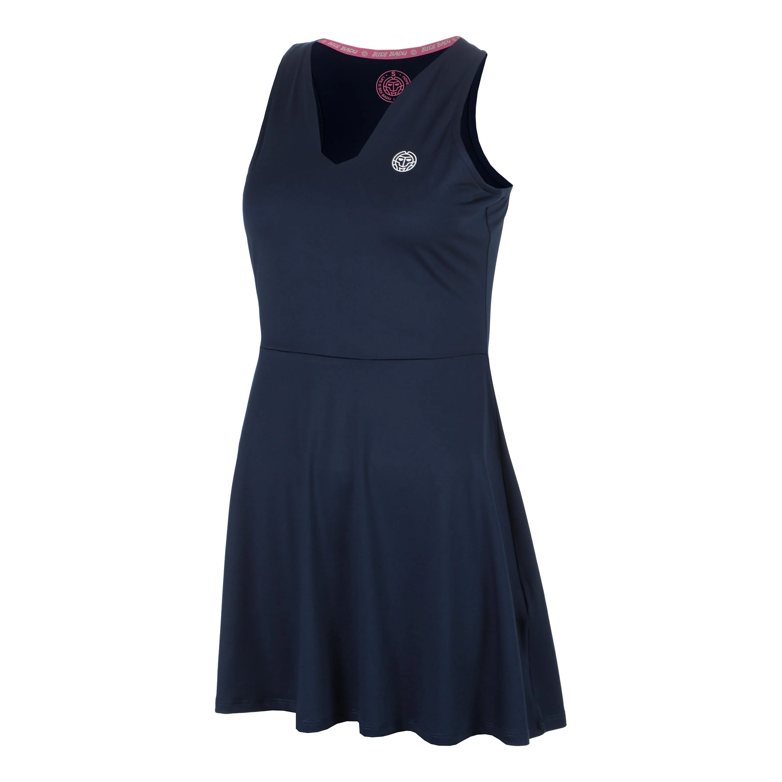 Crew V-Neck Kleid Damen-dunkelblau - Image 5