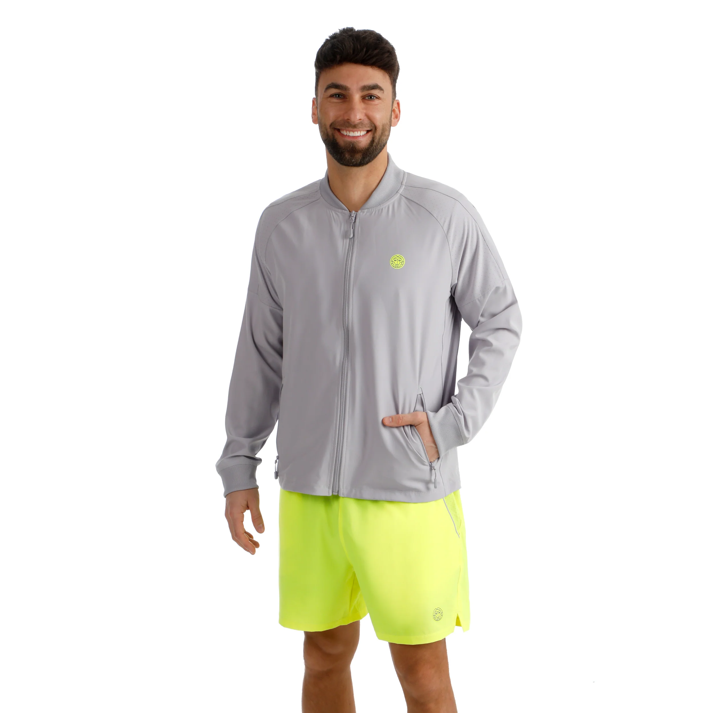 Hey Laguna Trainingsjacke Herren-grau - Image 6