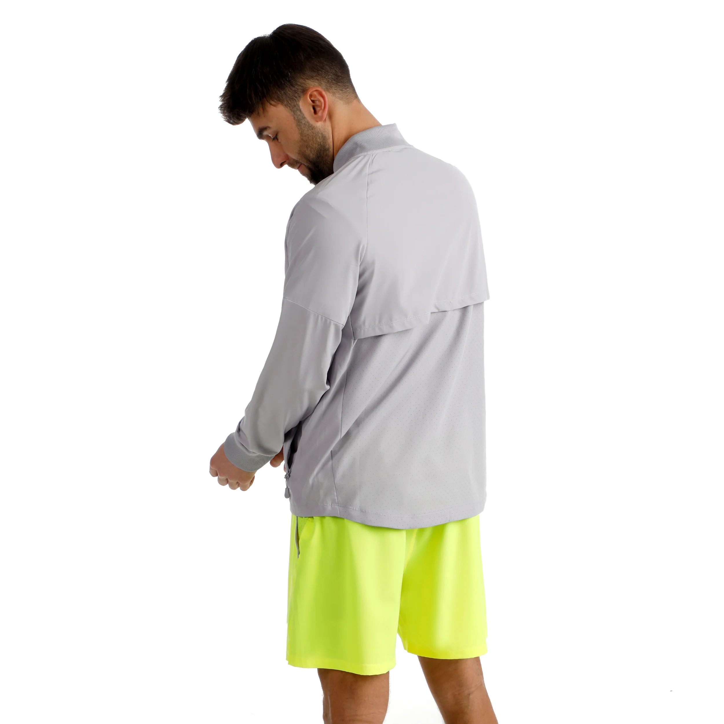 Hey Laguna Trainingsjacke Herren-grau - Image 7