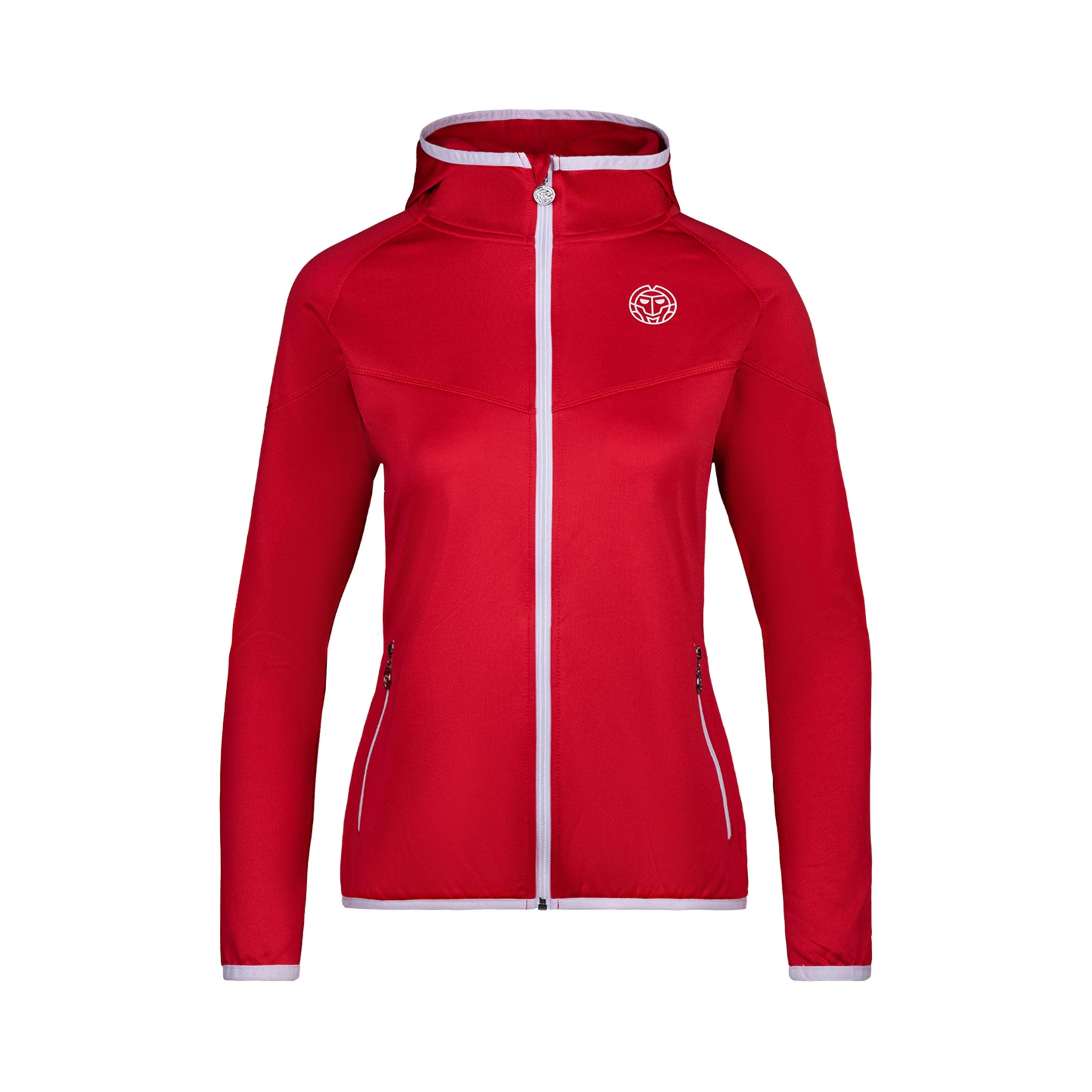 Trainingsjacke MĂ€dchen-Rot