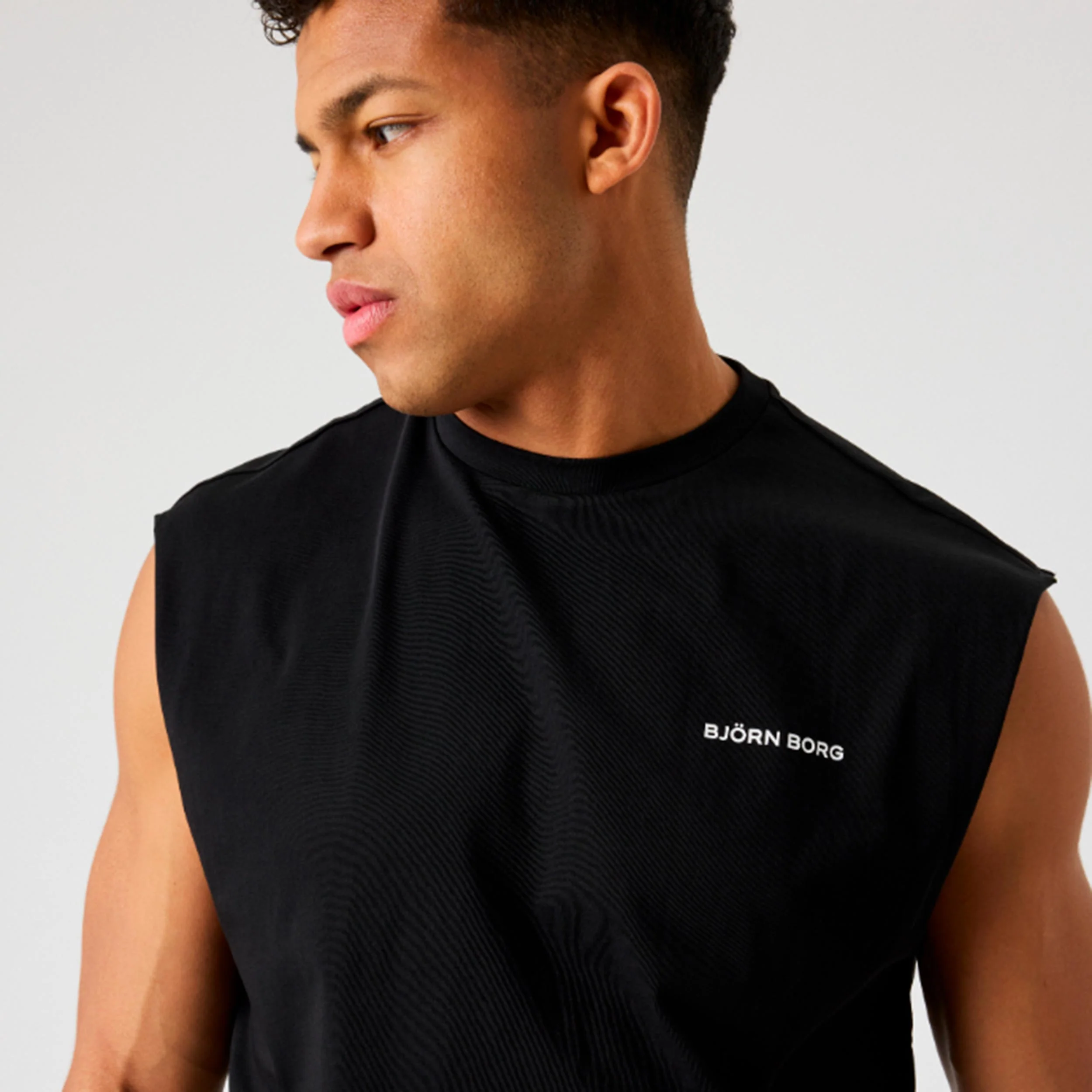 Borg Gym T-Shirt Herren - schwarz - Image 3